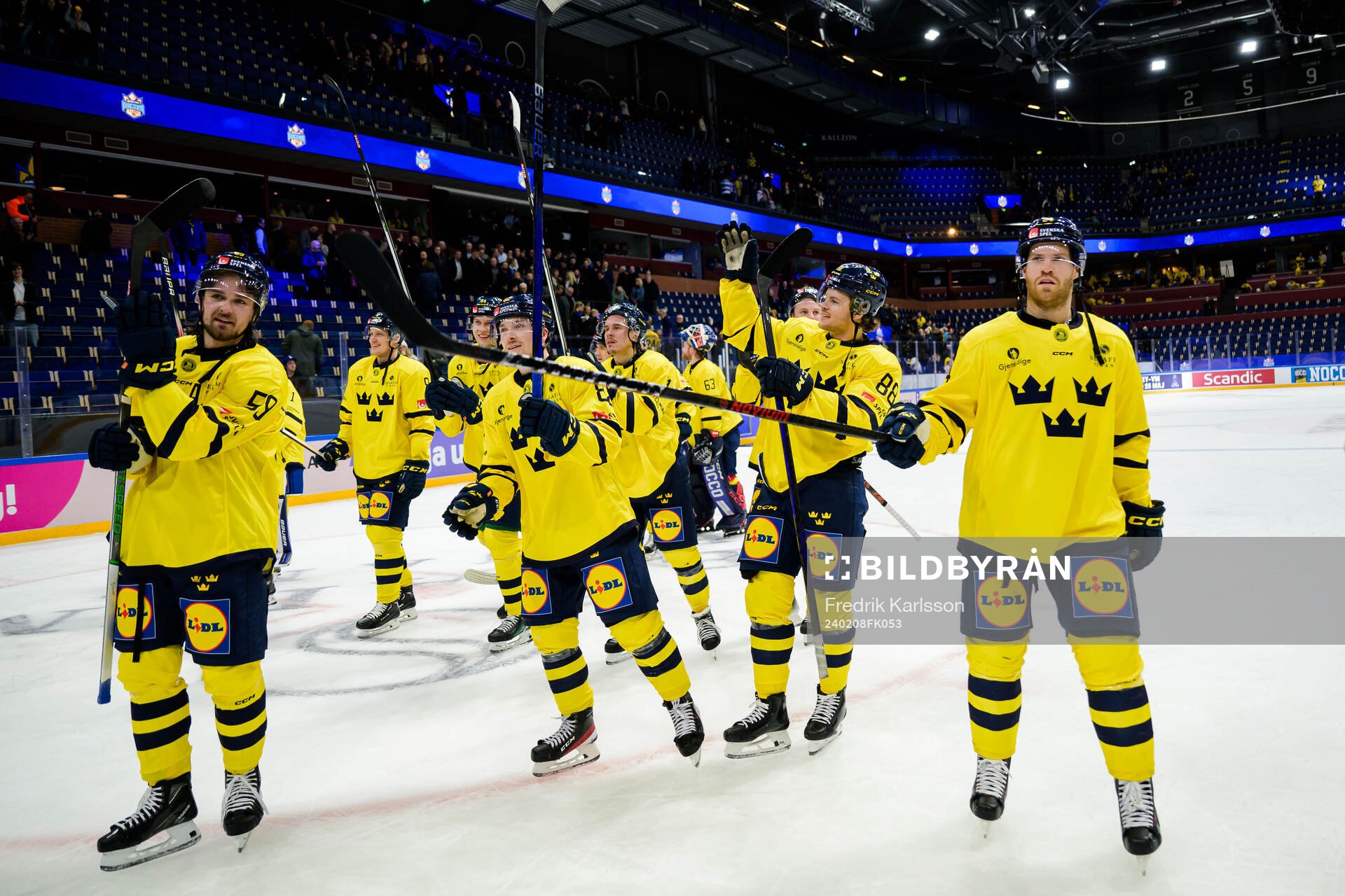Of Sweden Players celebrate