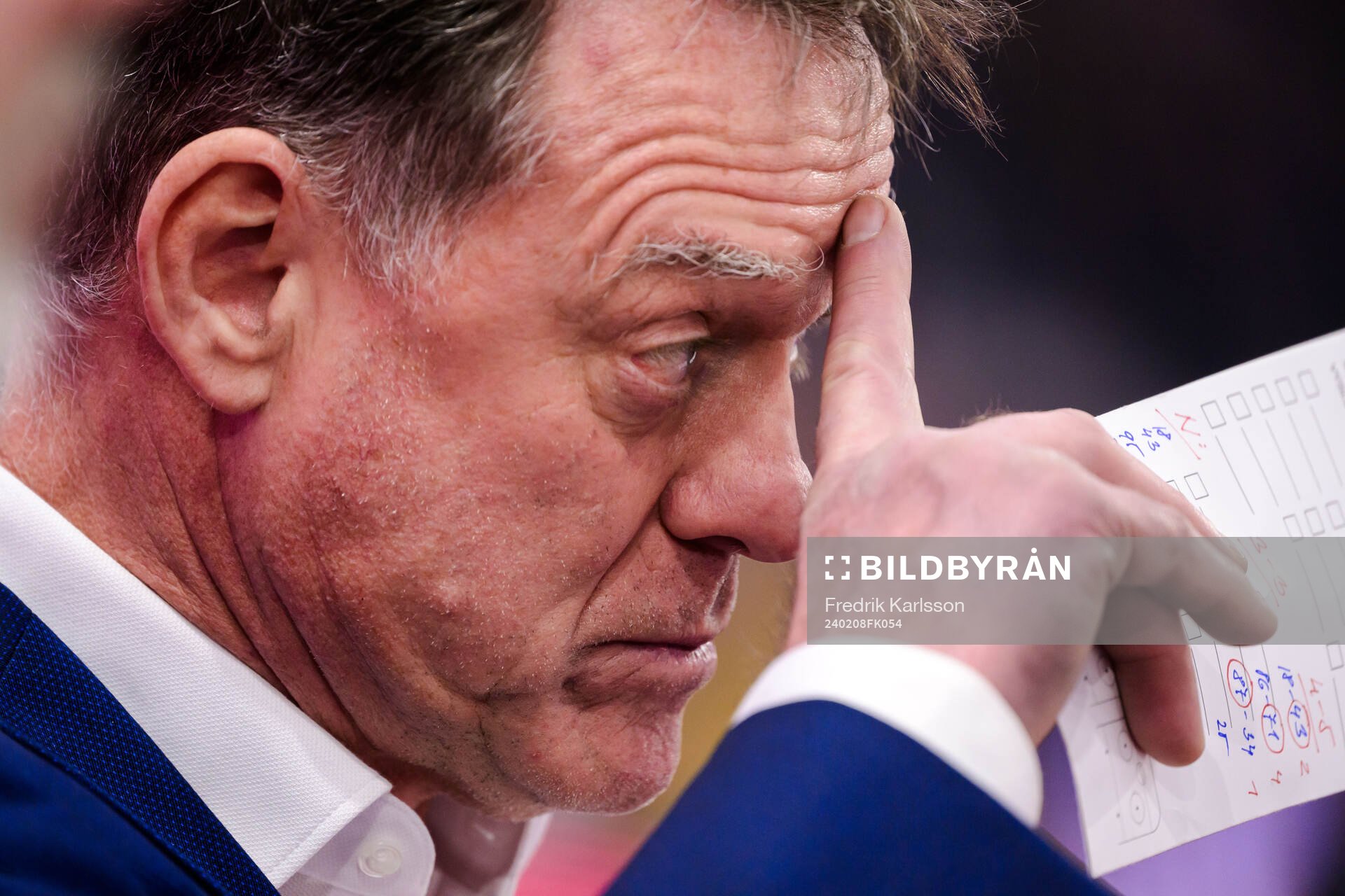 Head coach Radim Rulik of Czech Republic looks dejected