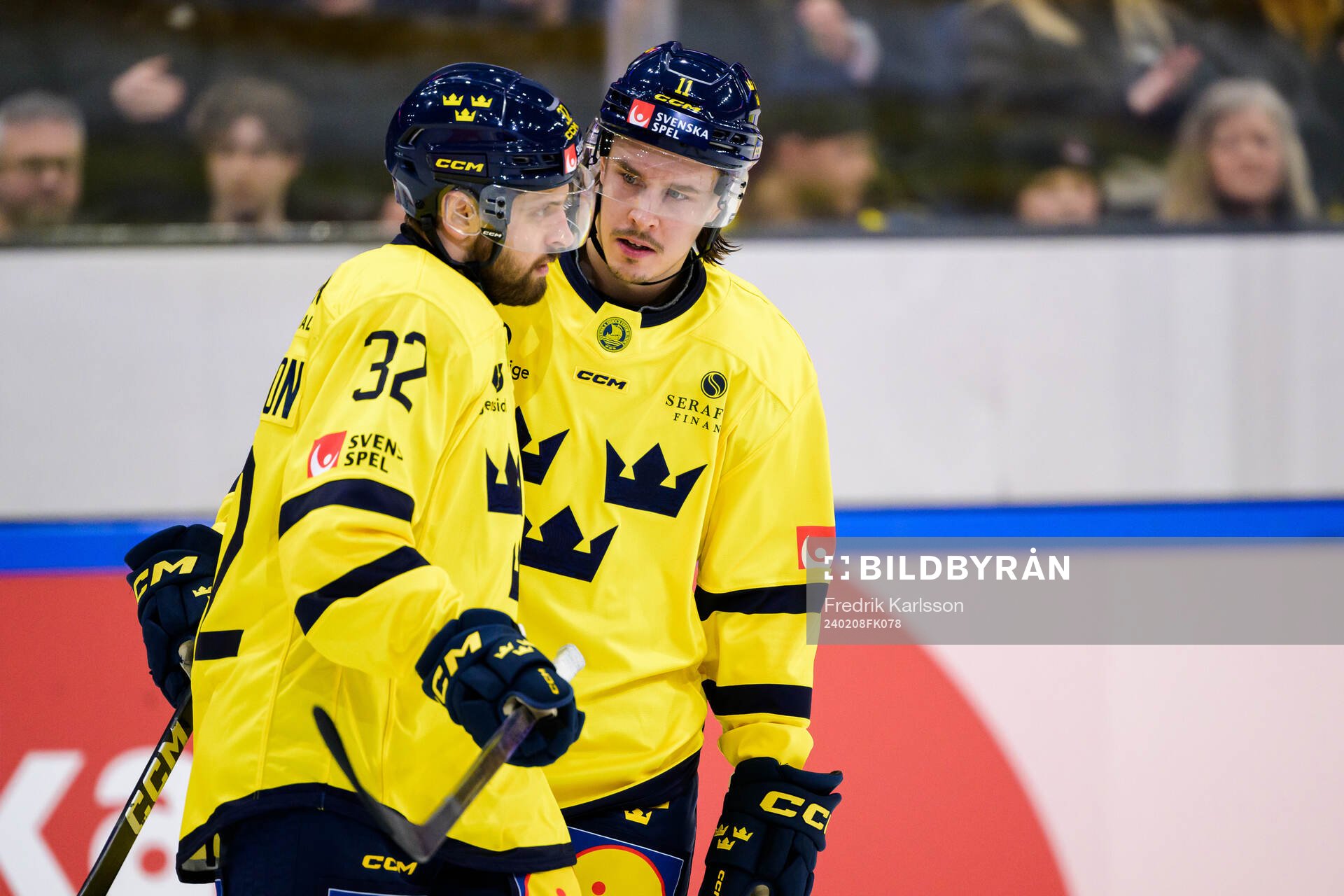 Lukas Bengtsson of Sweden and Joakim Nygård