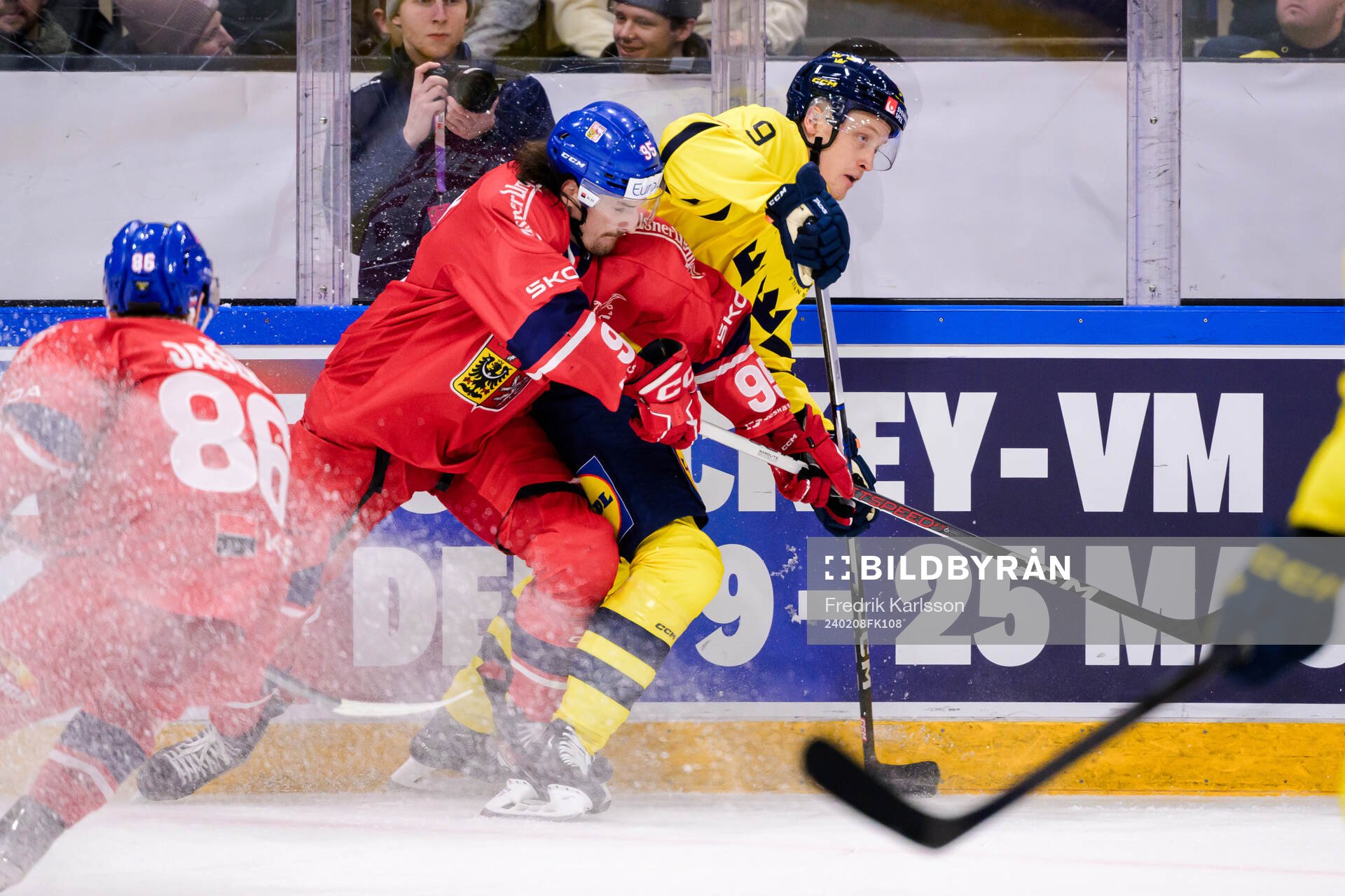Daniel Vozenilek of Czech Republic and Gabriel Carlsson of