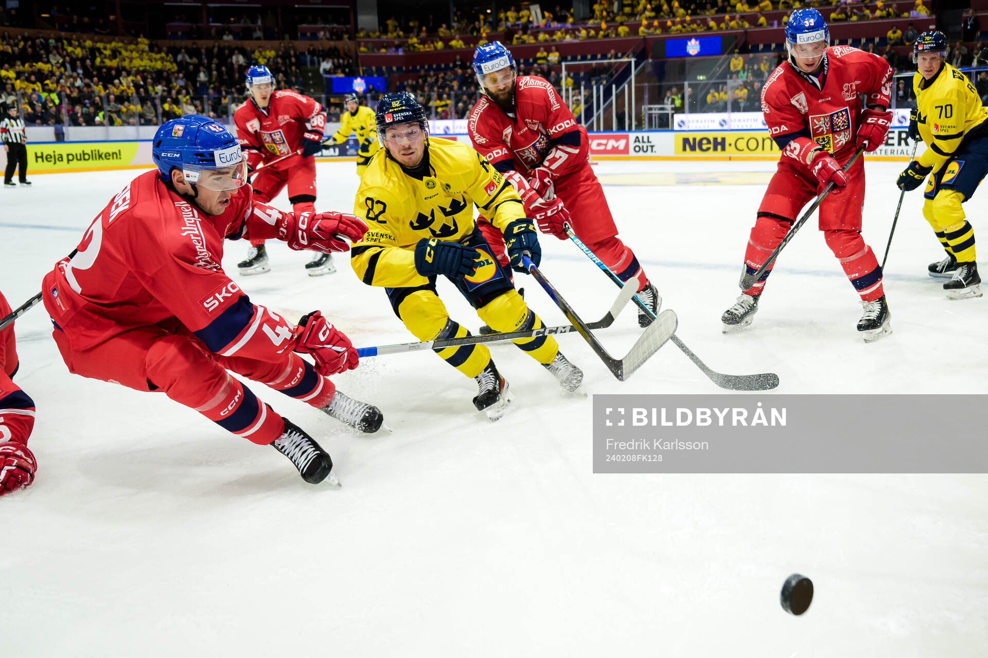 Libor Hájek of Czech Republic and Jesper Frödén of Sweden