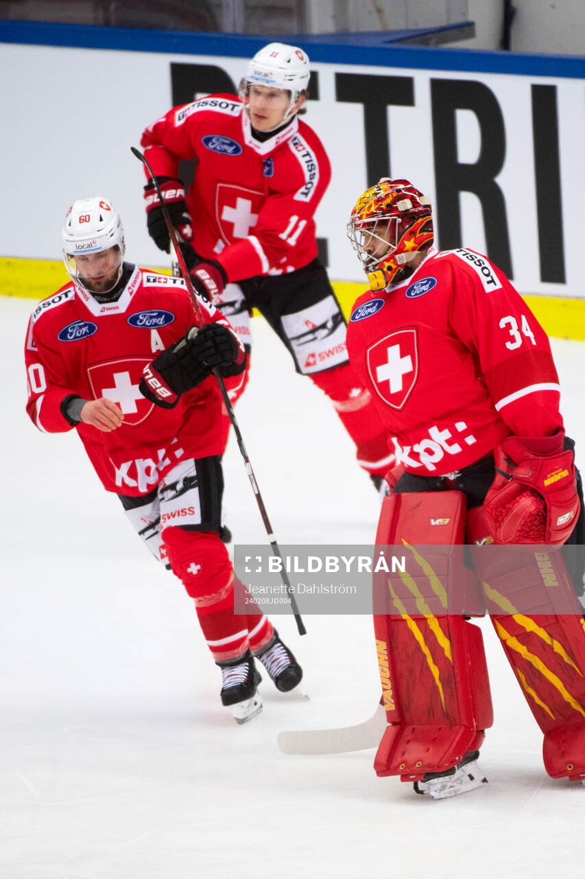 goaltender Stéphane Charlin of Switzerland
