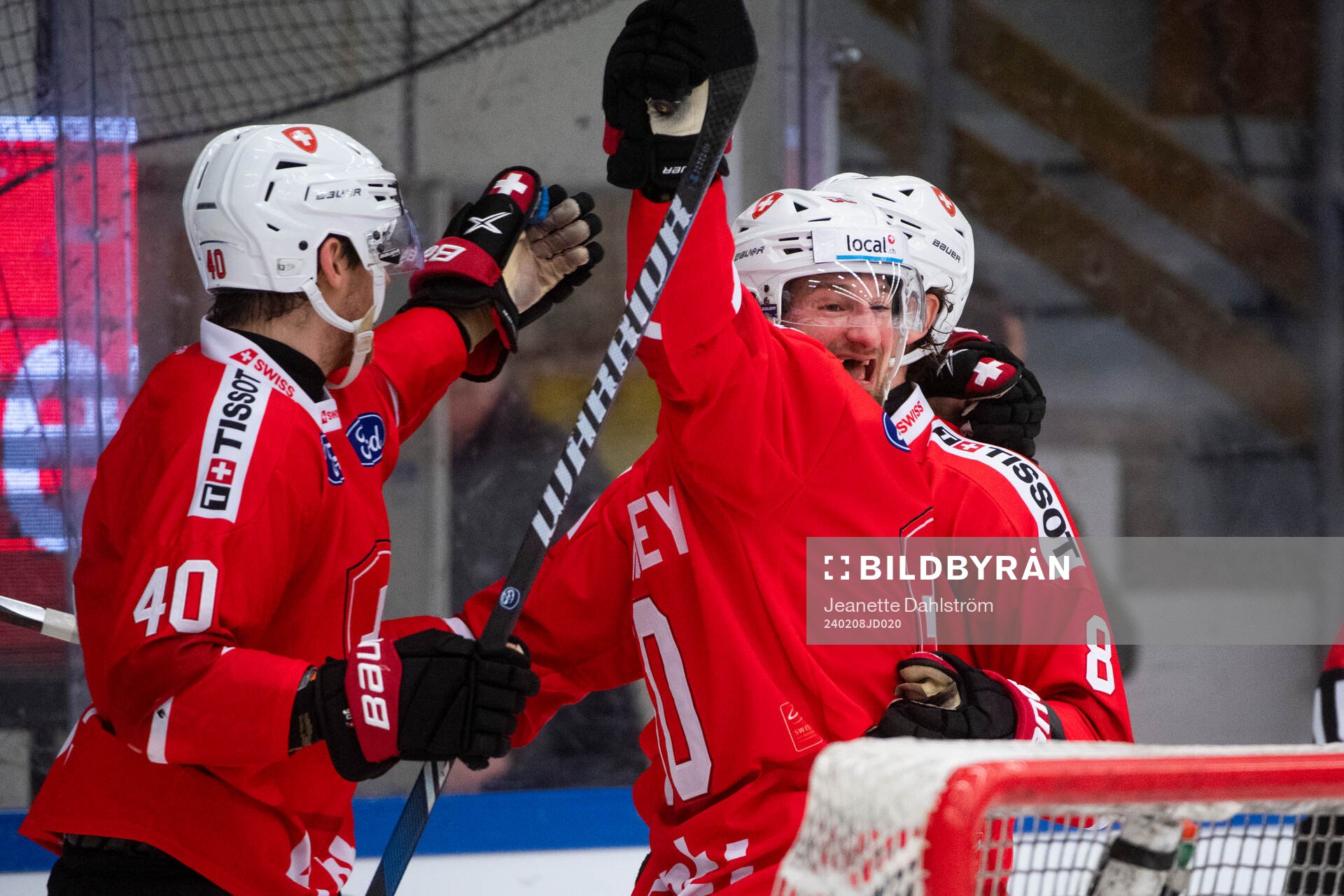 André Heim, Tristan Scherwey and Marc Marchon of