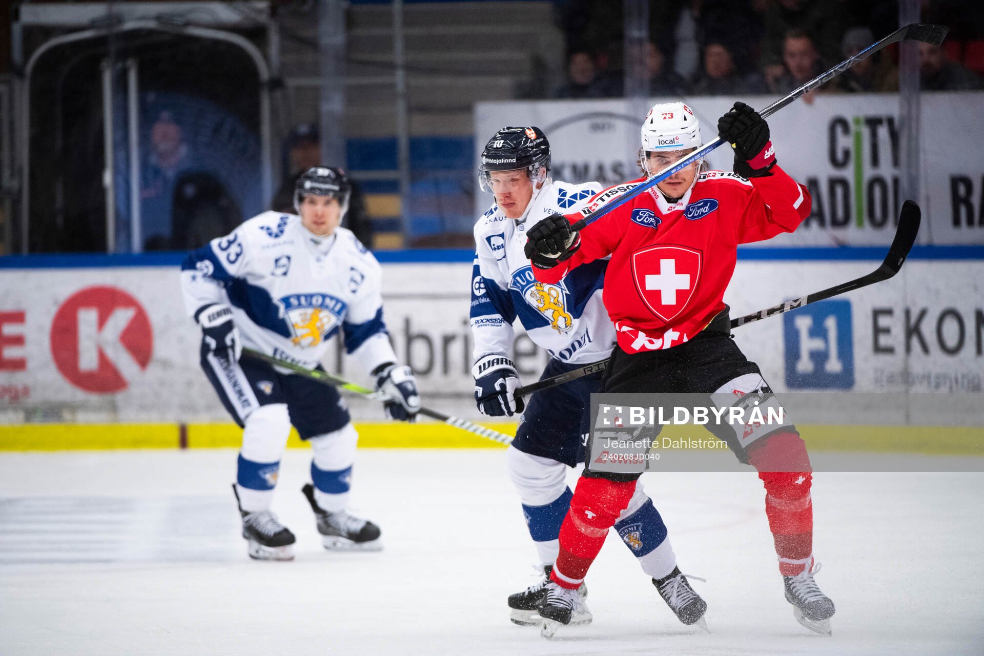 Sandro Schmid of Switzerland Eemeli Suomi of Finland