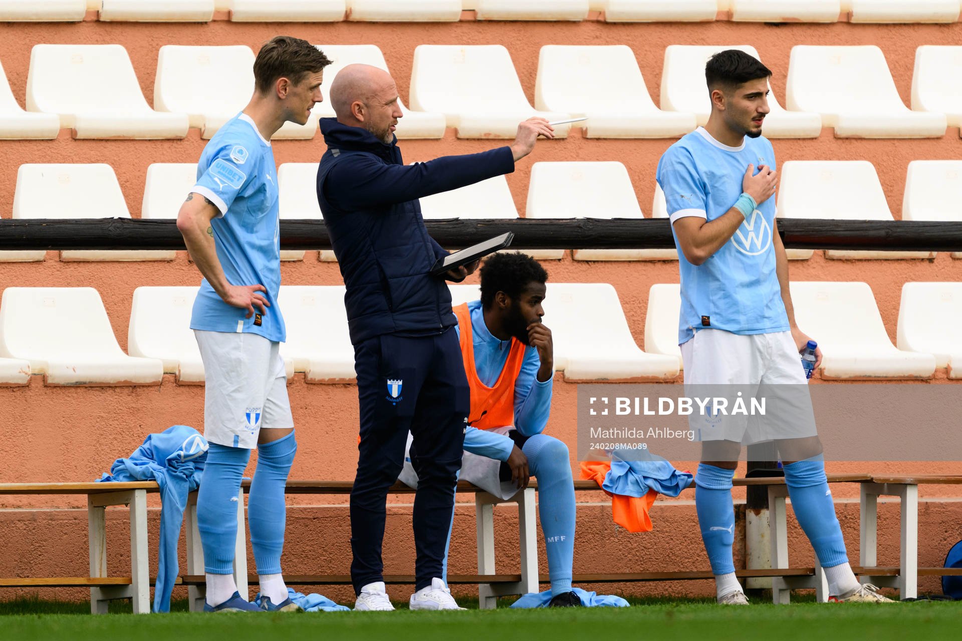 Søren Rieks, Head coach Henrik Rydström and Peter Gwargis