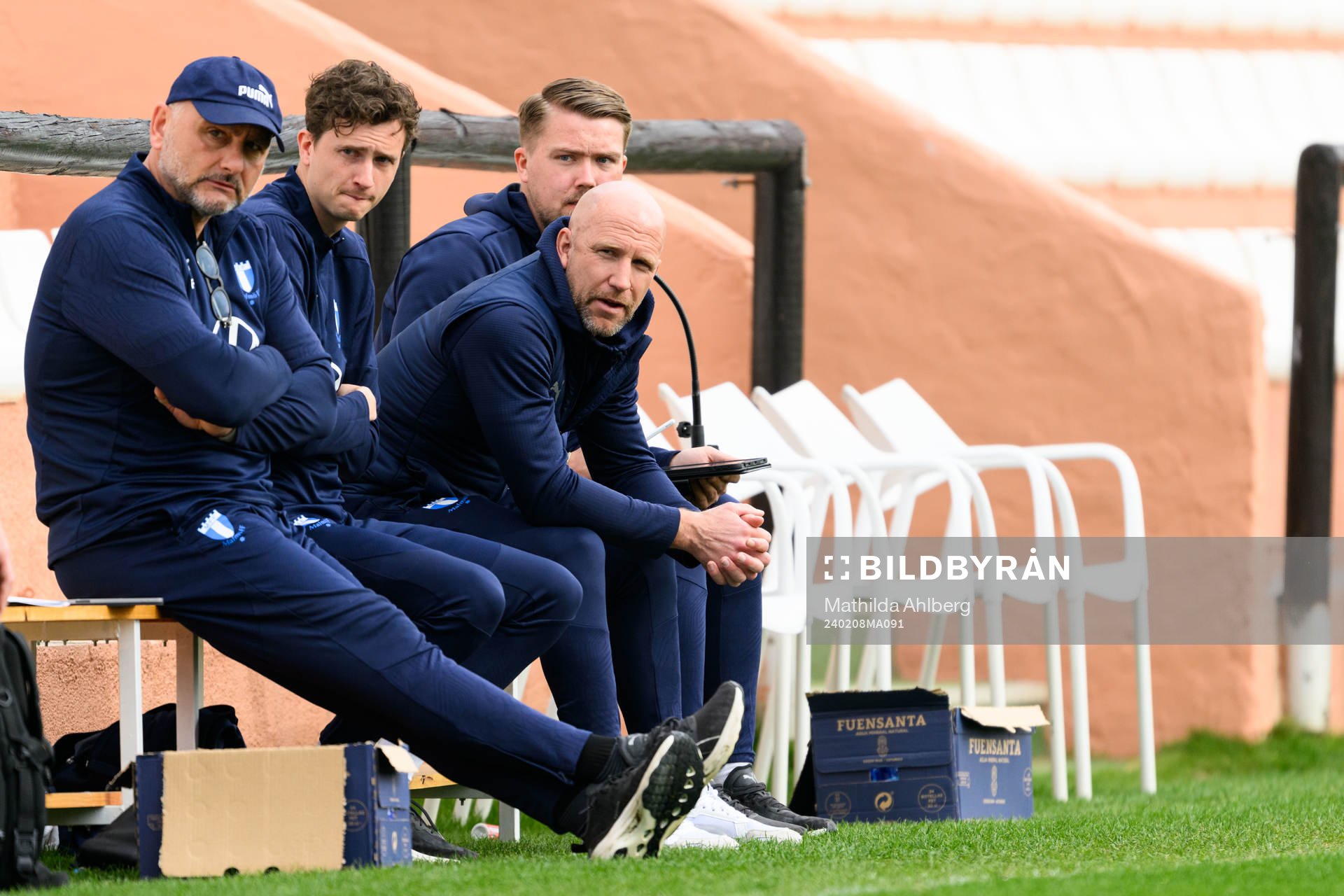 Goalkeeper coach Jonnie Fedel, Assistant coach Martin Falk,