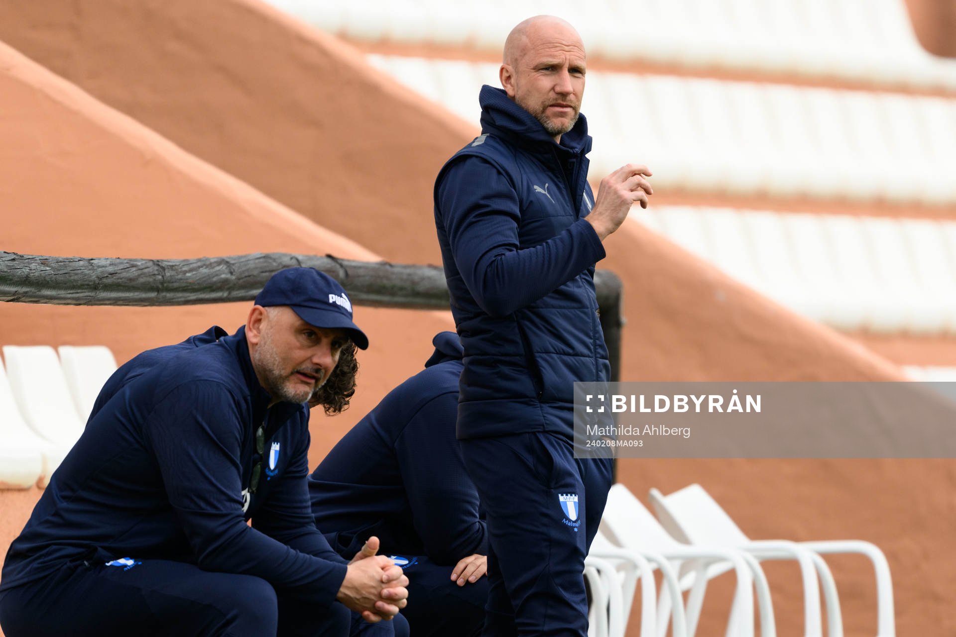 Goalkeeper coach Jonnie Fedel and Head coach Henrik