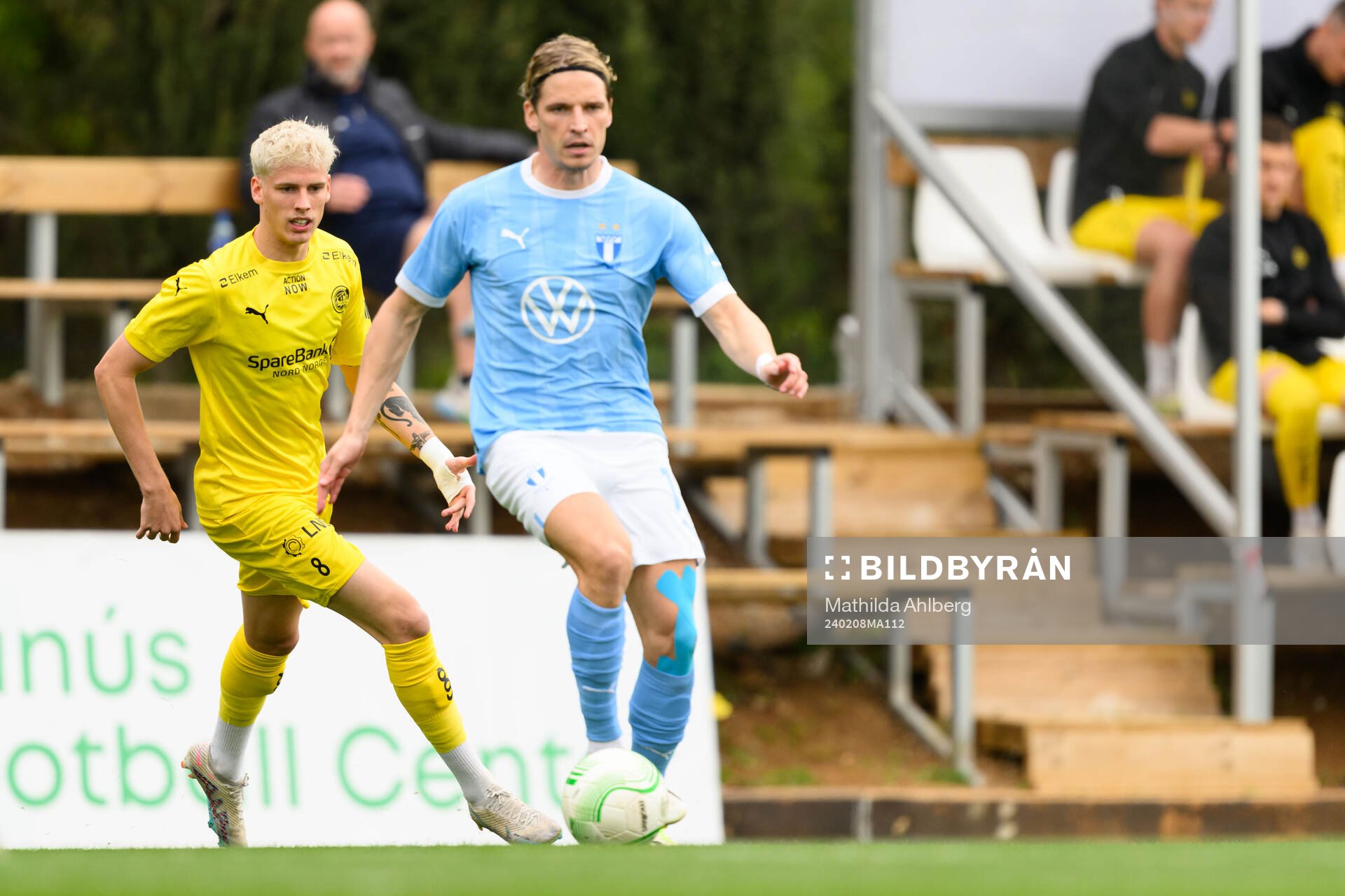 Albert Grønbæk of Bodø/Glimt and Jens Stryger Larsen of