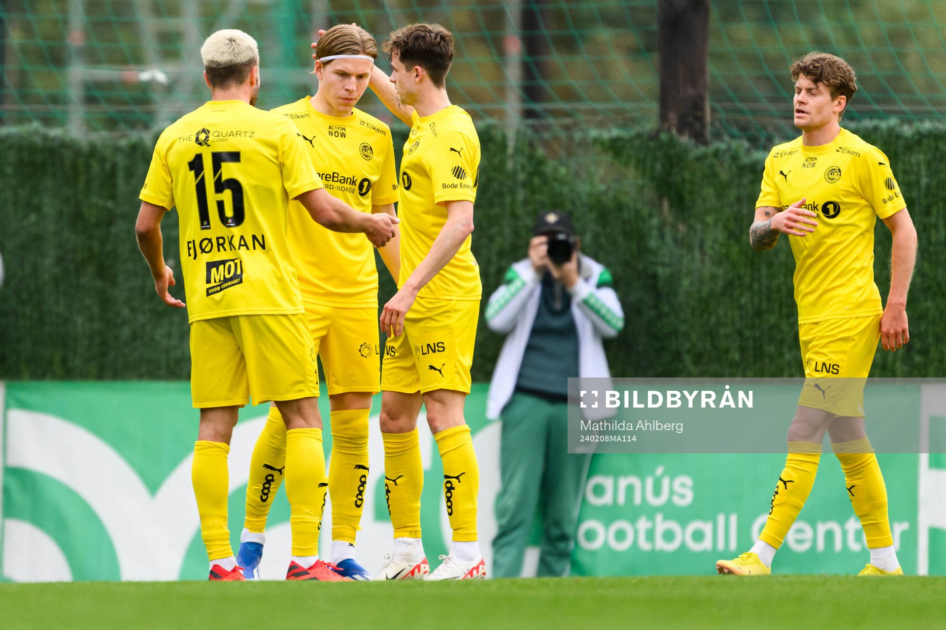 Jens Petter Haugen of Bodø/Glimt celebrates after 0-1 during the friendly football match between Malmö FF and Bodø/Glimt on February 8, 2024 in Marbella.
