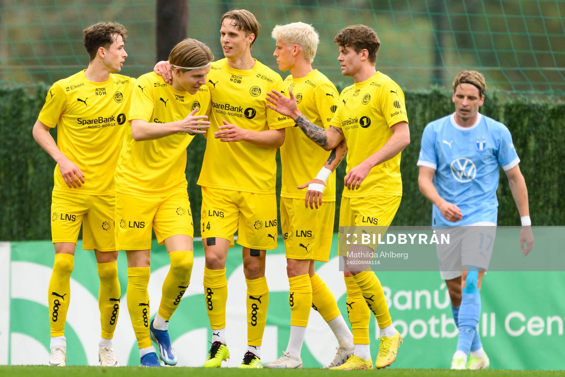 Ulrik Saltnes of Bodø/Glimt celebrates