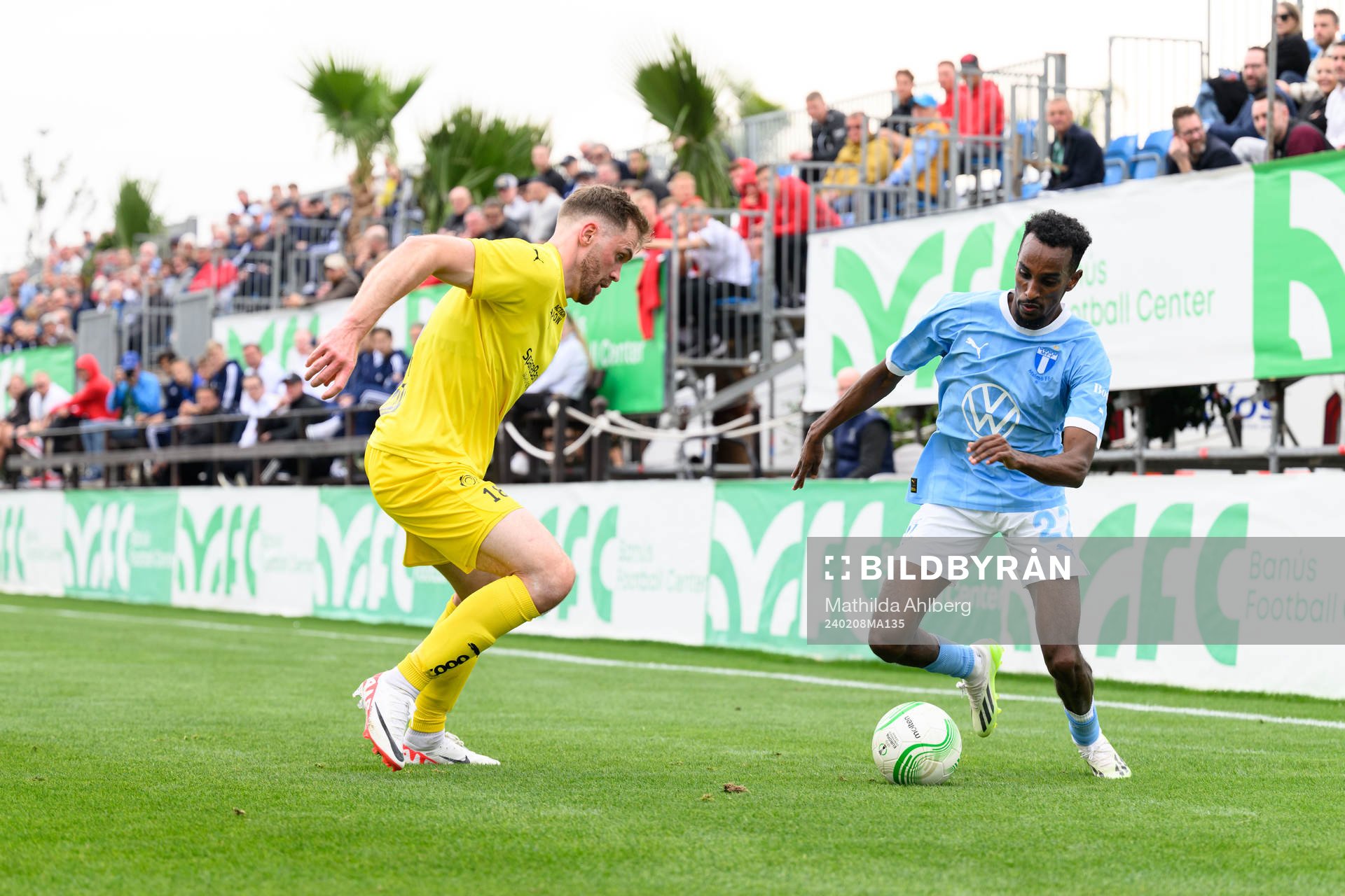 Brede Moe of Bodø/Glimt and Taha Ali of Malmö FF