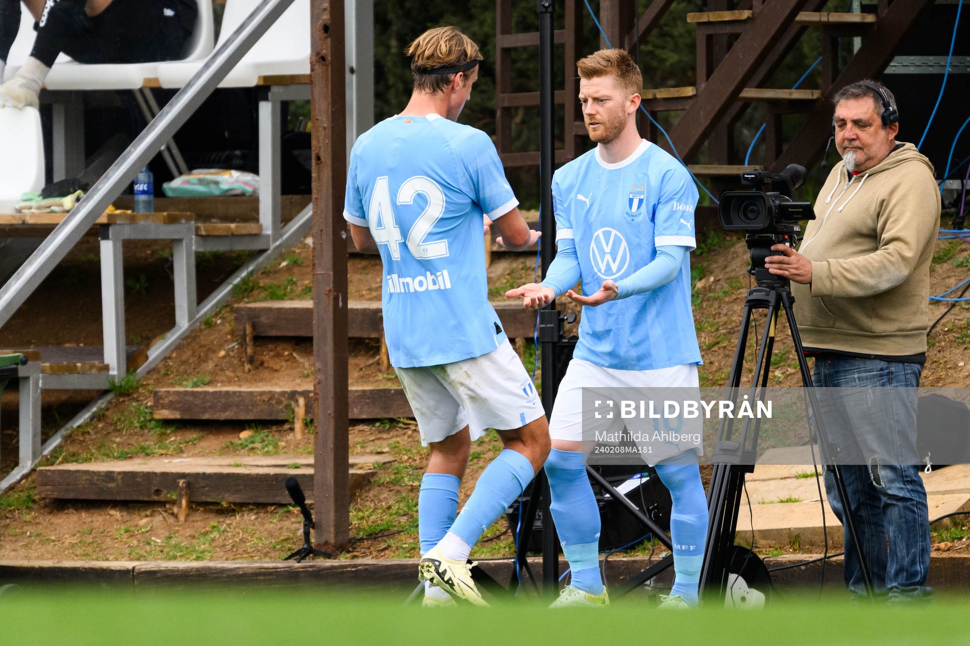 Erik Botheim and Anders Christiansen of Malmö FF