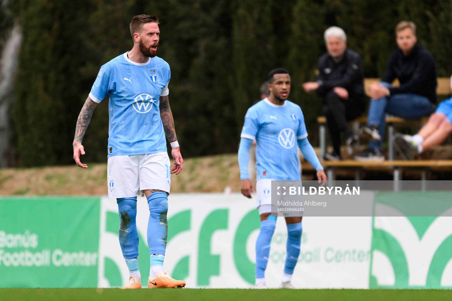 Pontus Jansson and Martin Olsson of Malmö FF