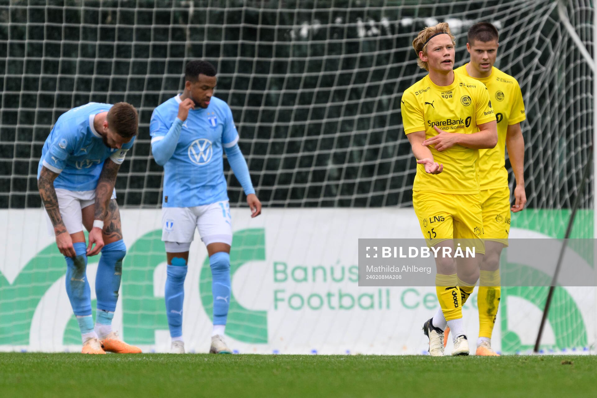 Tobias Fjeld Gulliksen of Bodø/Glimt celebrates