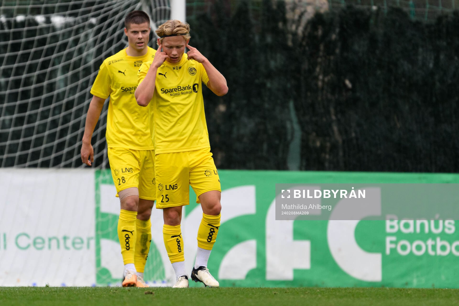 Tobias Fjeld Gulliksen of Bodø/Glimt celebrates