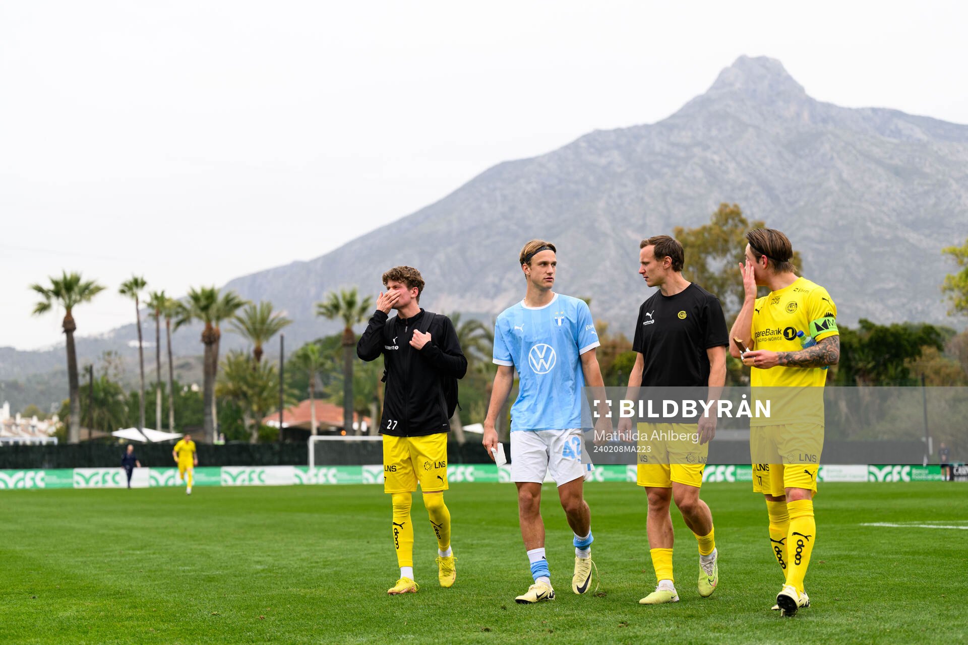 Sondre Sørli of Bodø/Glimt, Erik Botheim of Malmö FF,