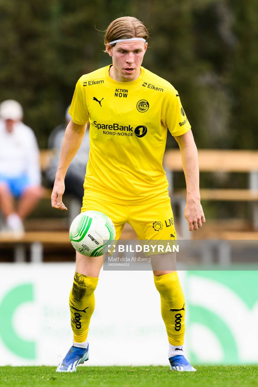 Jens Petter Haugen of Bodø/Glimt during the friendly football match between Malmö FF and Bodø/Glimt on February 8, 2024 in Marbella.