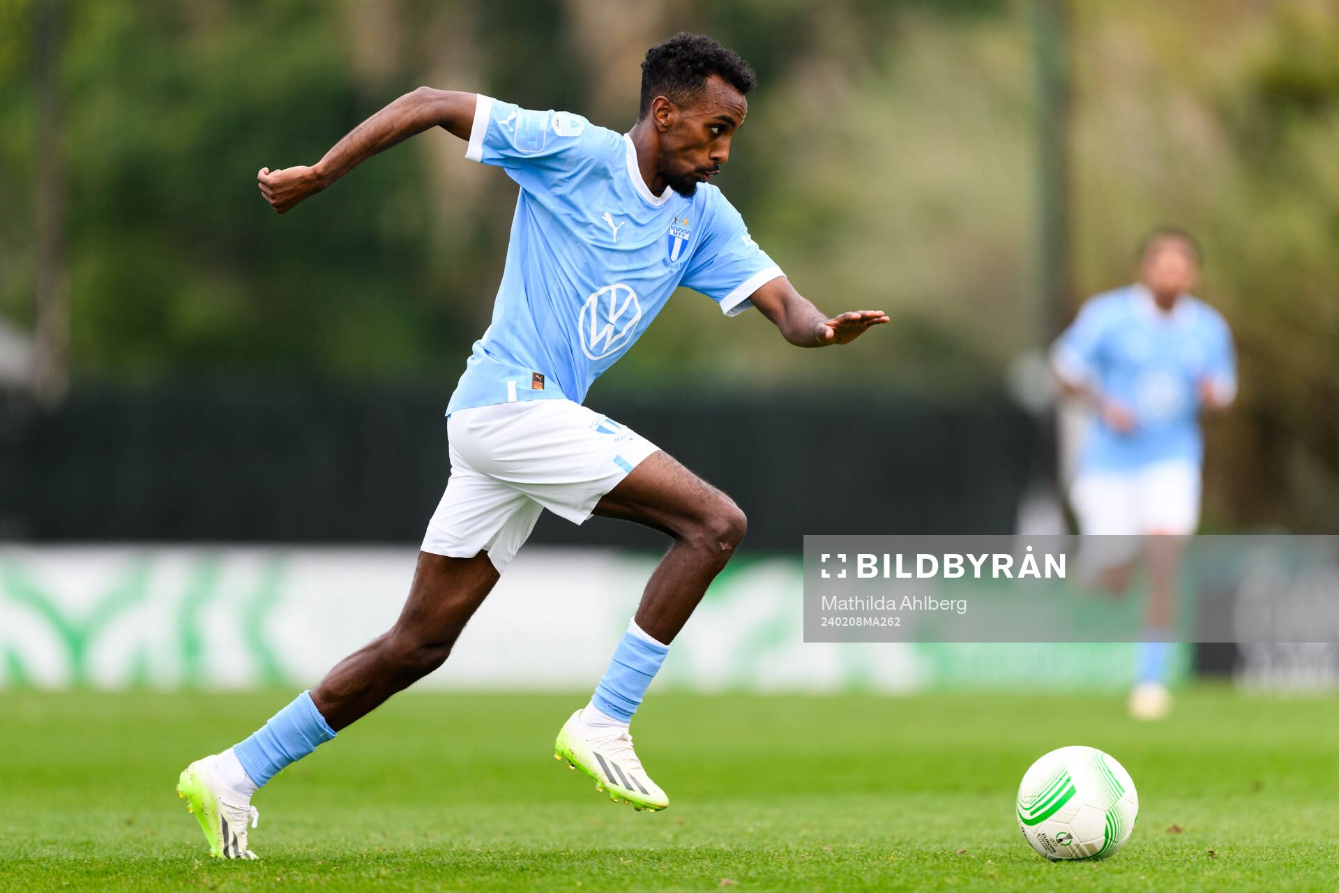 Taha Ali of Malmö FF during the friendly football match between Malmö FF and Bodø/Glimt on February 8, 2024 in Marbella. 