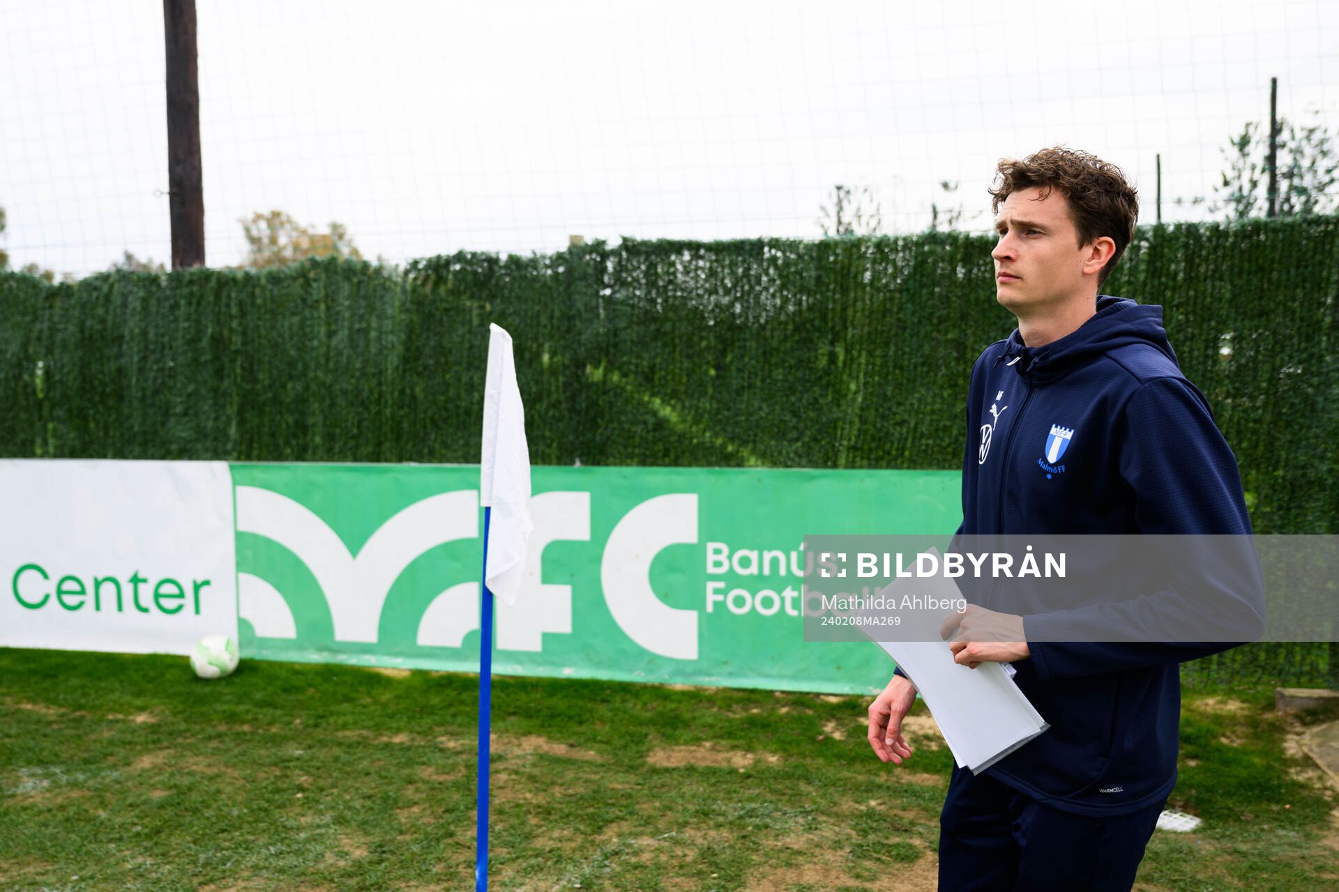 Assistant coach Martin Falk of Malmö FF