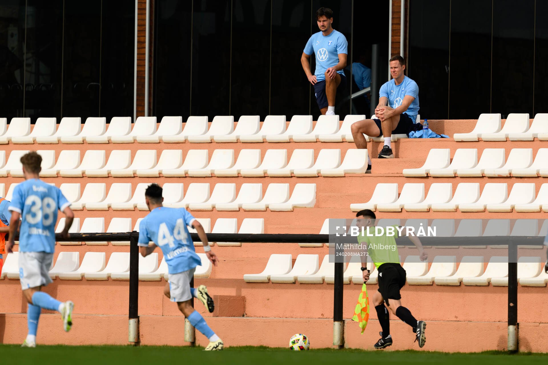 Stefano Vecchia and Niklas Moisander of Malmö FF in the