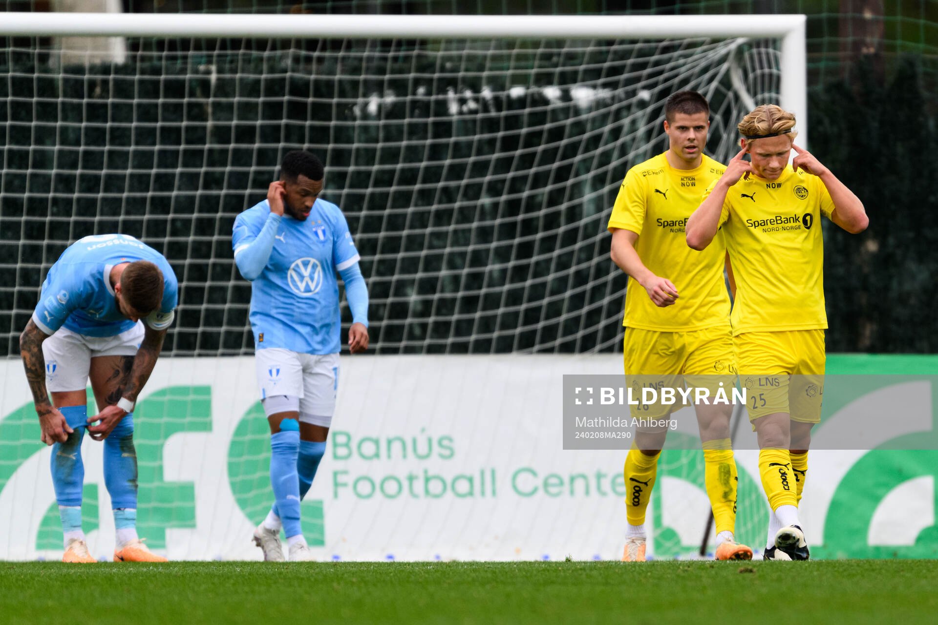 Tobias Fjeld Gulliksen of Bodø/Glimt celebrates