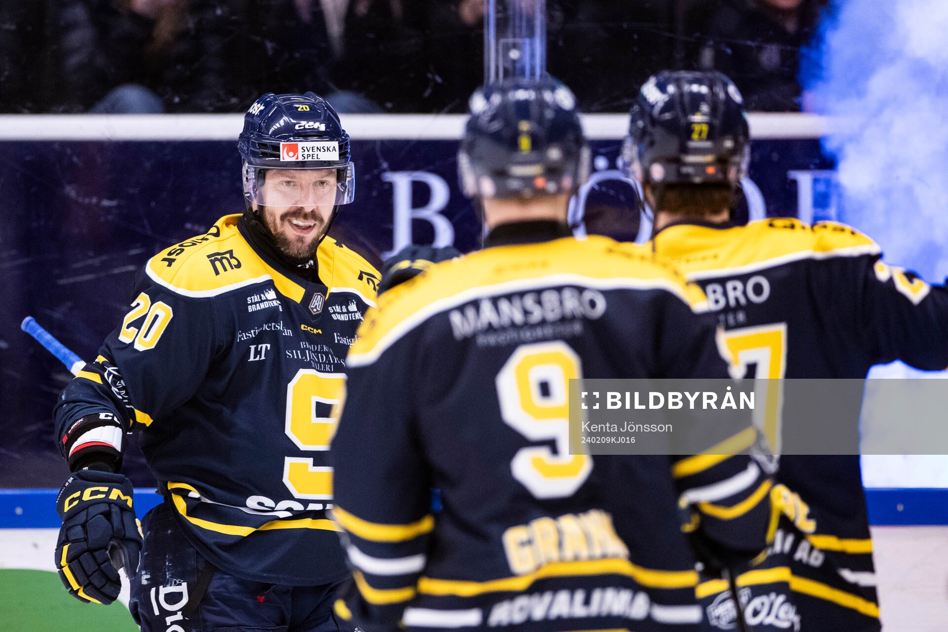 Södertäljes Marcus Eriksson jublar