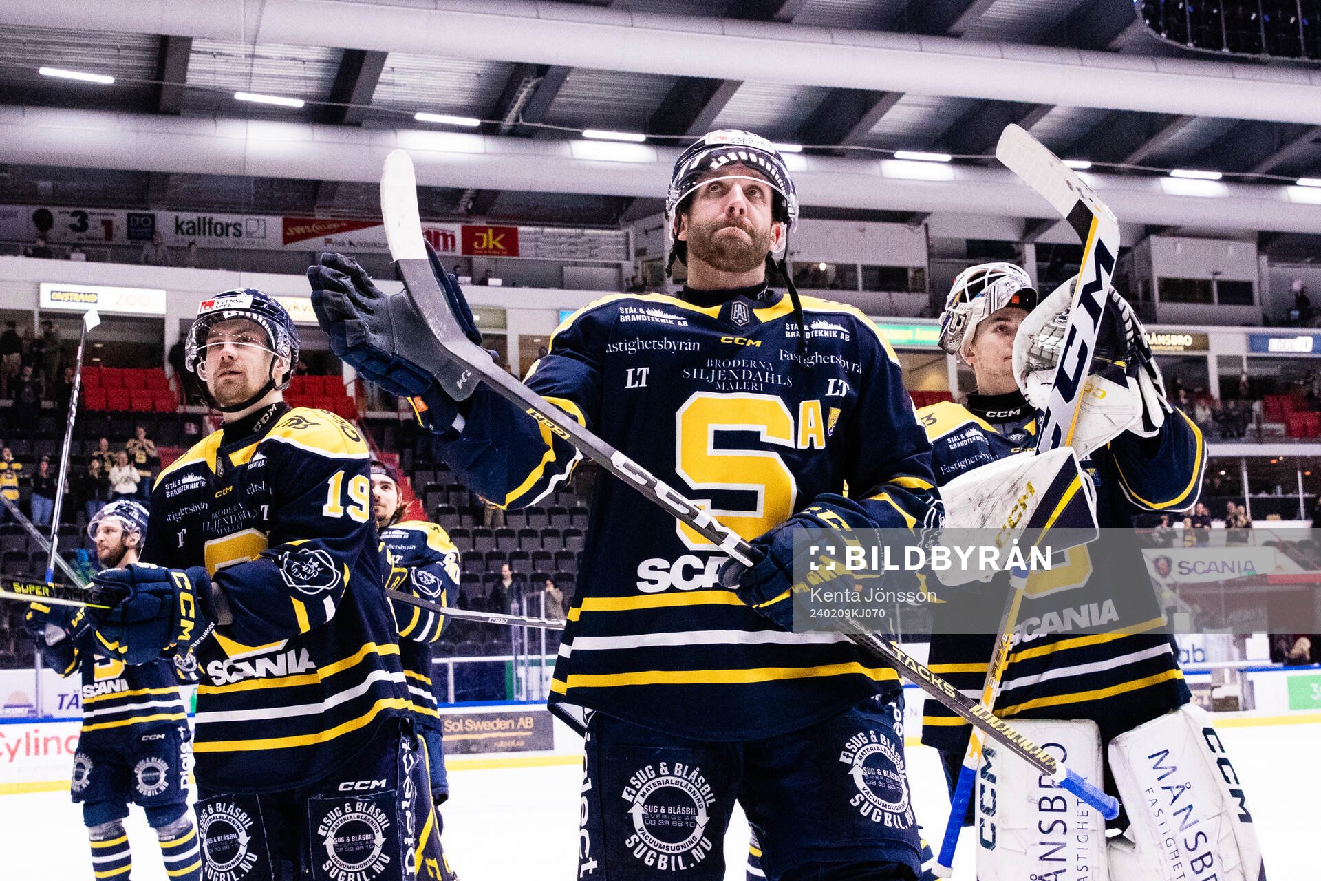 Södertäljes Hampus Harlestam, Jacob Dahlström och