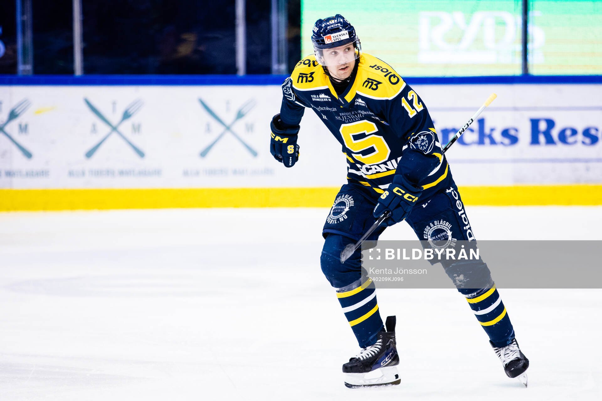 Södertäljes Viktor Liljegren jublar