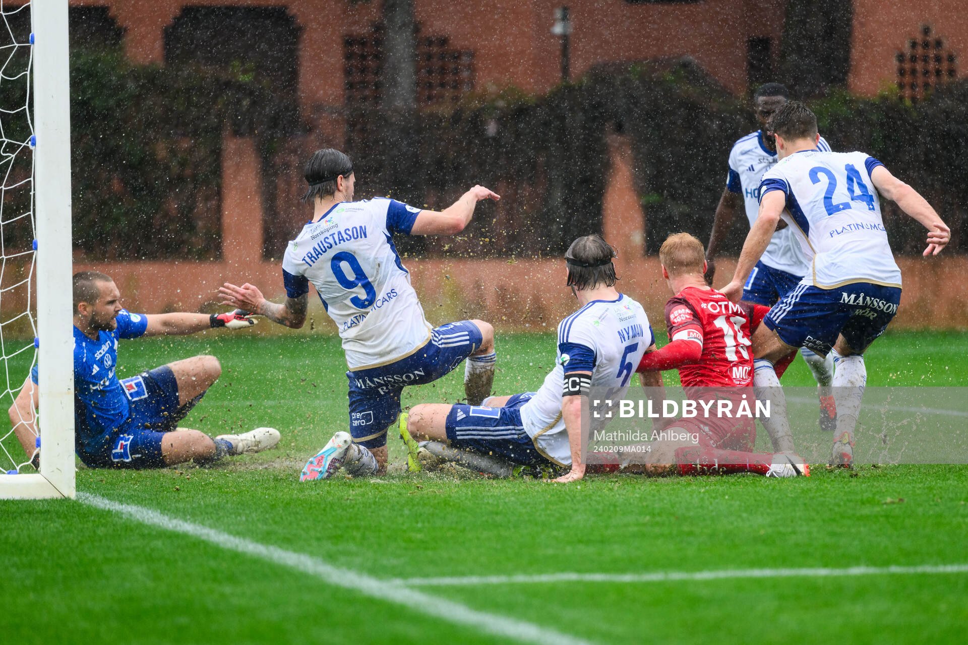 Goalkeeper Oscar Jansson, Arnor Traustason, Christoffer
