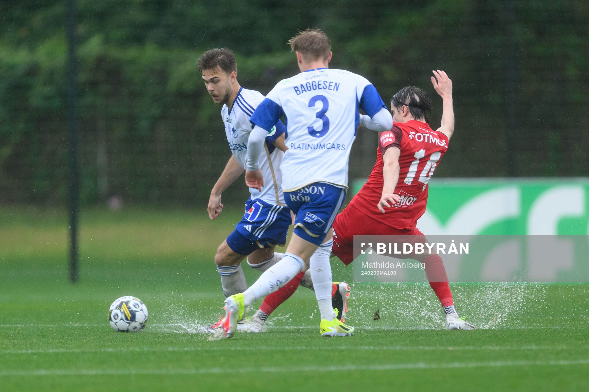 Anton Eriksson of IFK Norrköping and Ulrik Mathisen of