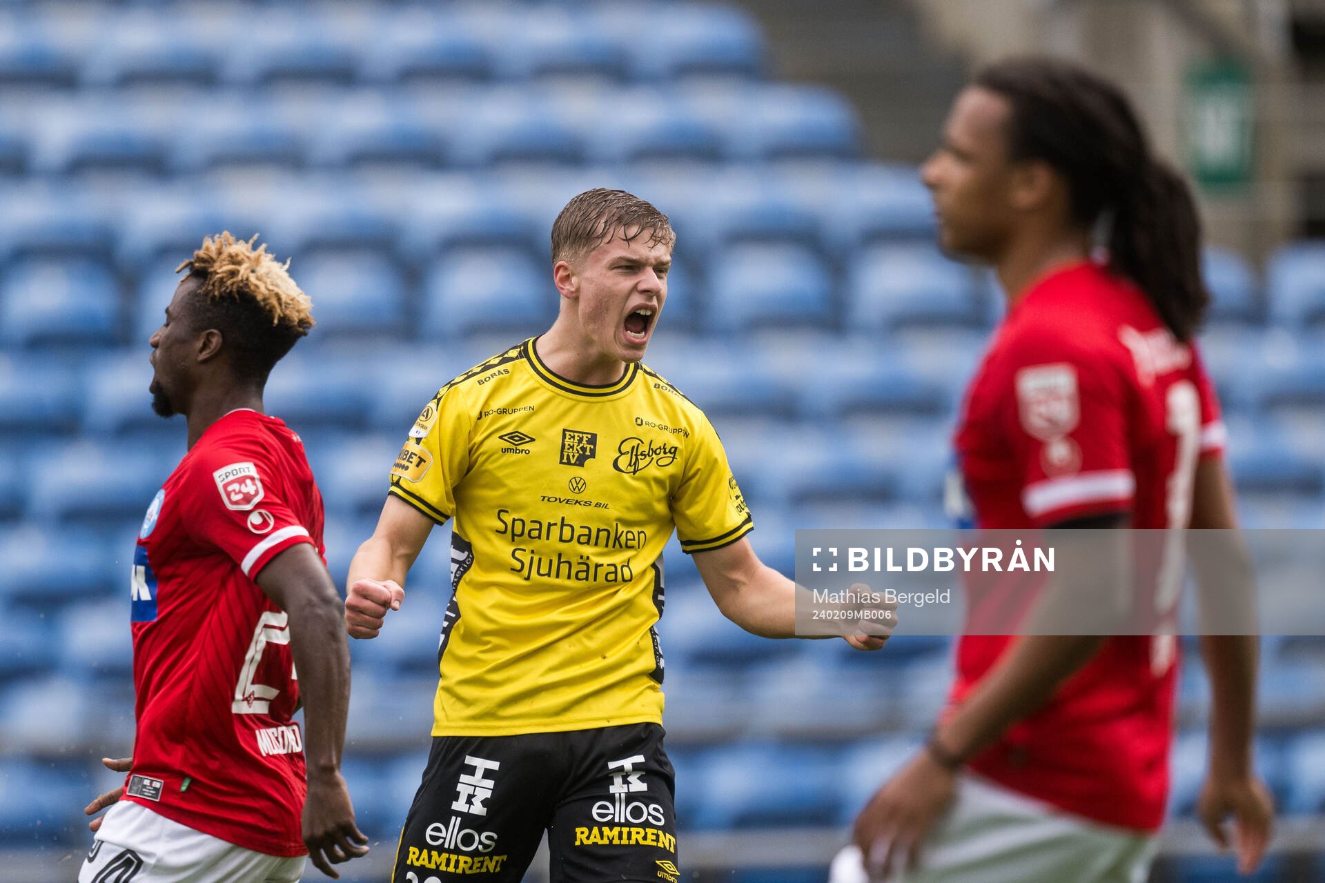 Gottfrid Rapp of Elfsborg celebrates