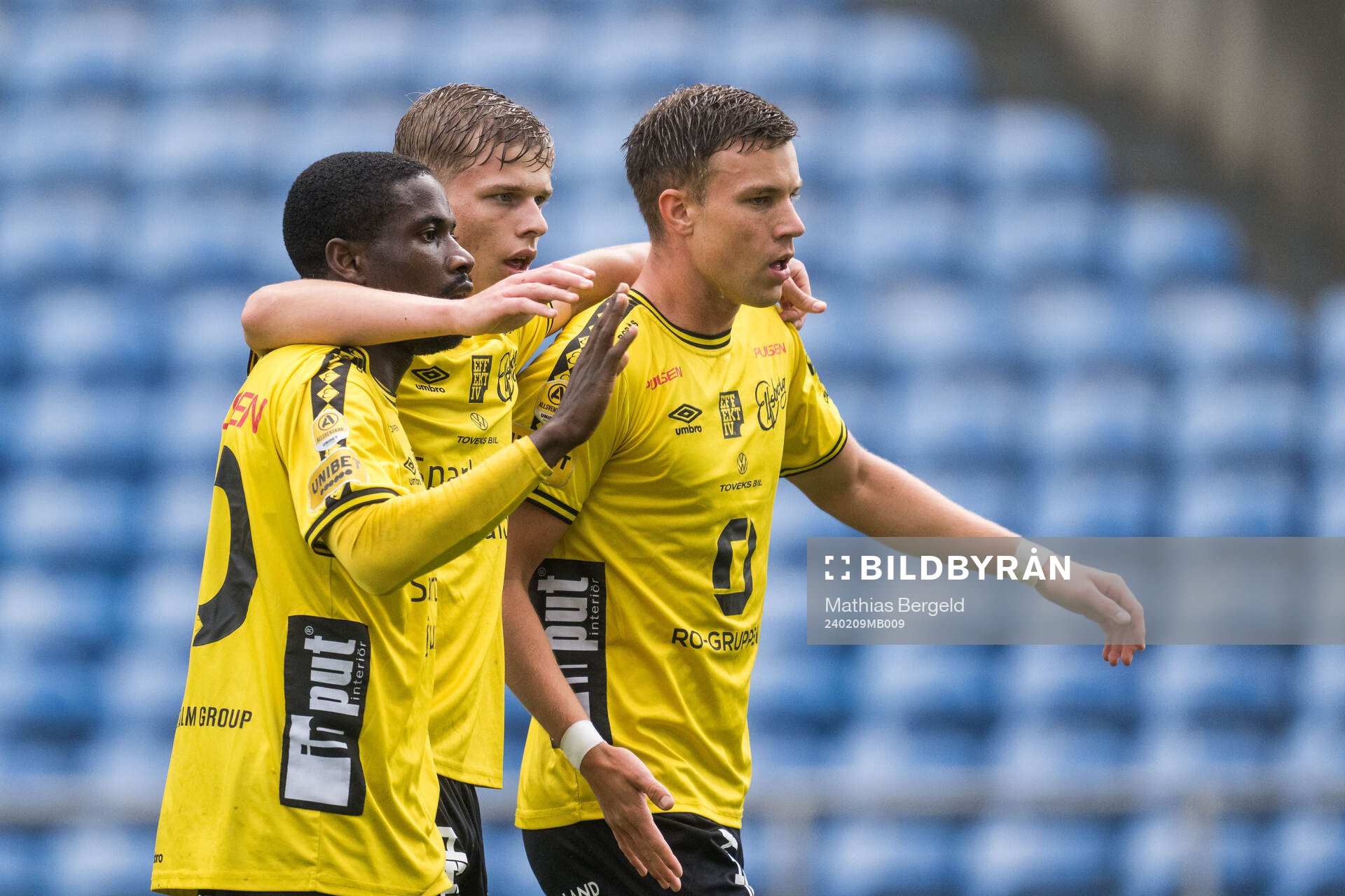 Michael Baidoo, Gottfrid Rapp and Andri Fannar Baldursson