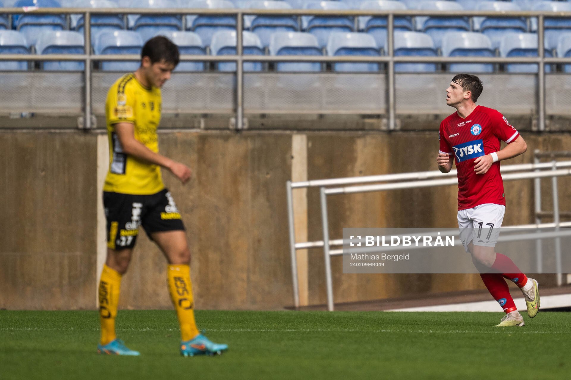 Callum McCowatt of Silkeborg celebrates