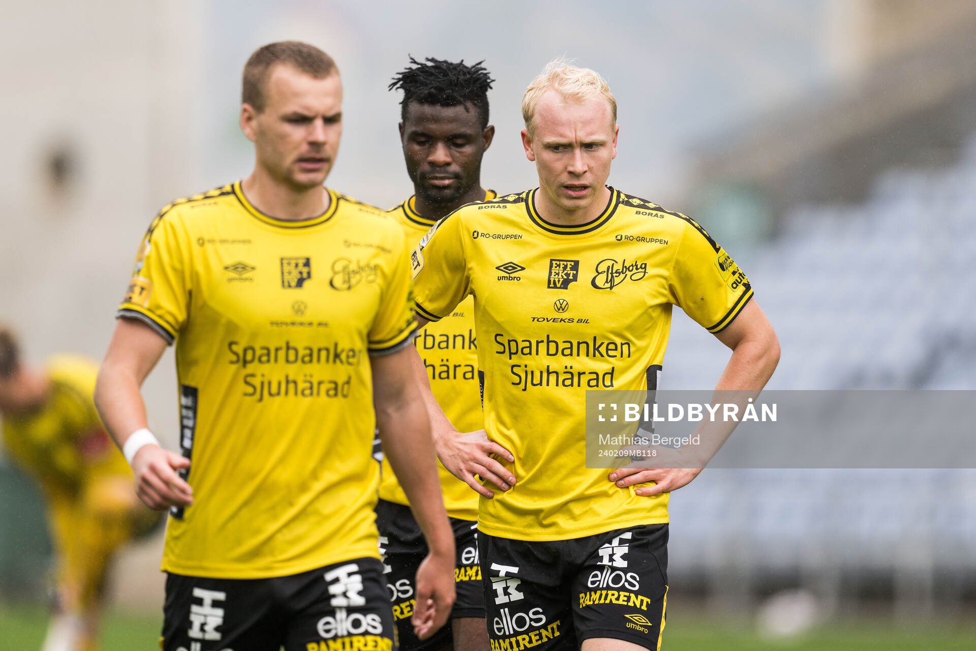 Buhari Ibrahim, Buhari Ibrahim and André Boman of Elfsborg