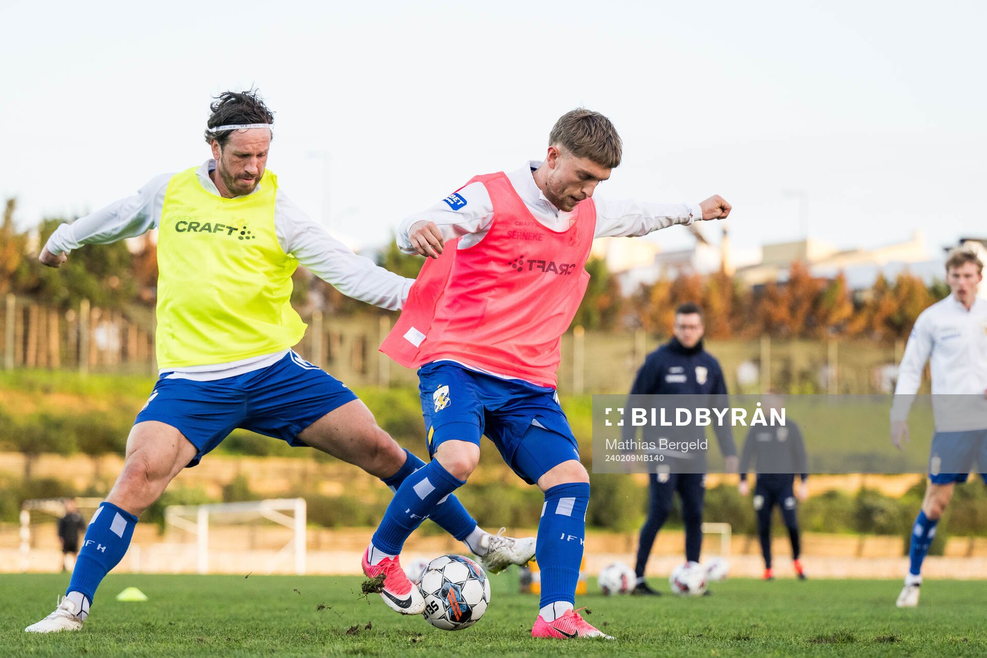 Gustav Svensson and Andreas Pyndt of IFK Göteborg