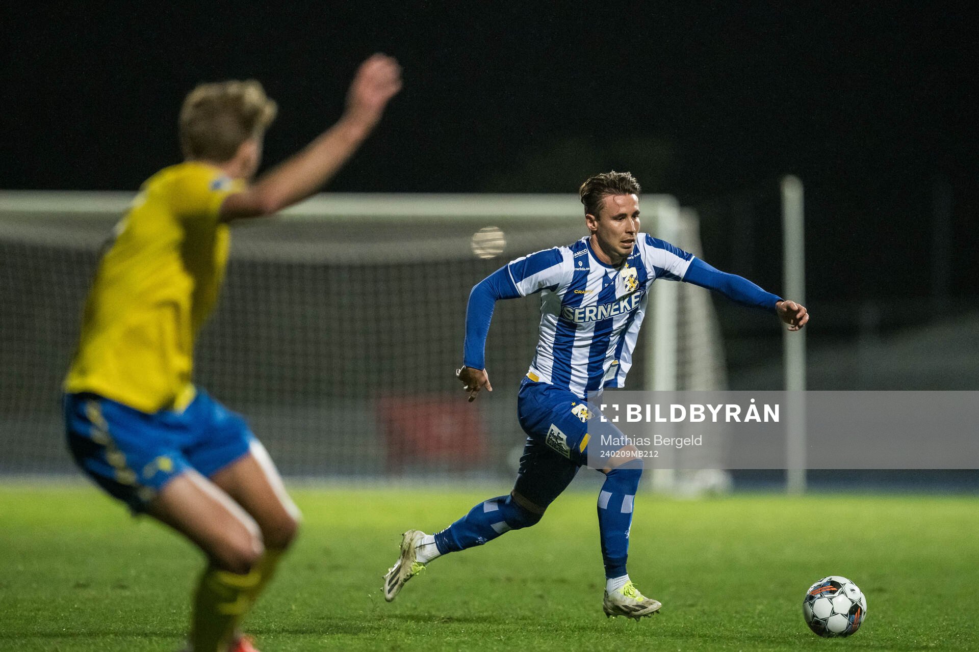 Anders Trondsen of IFK Göteborg during the Atlantic Cup football match between Brøndby and IFK Göteborg on February 9, 2024 in Portimao.
