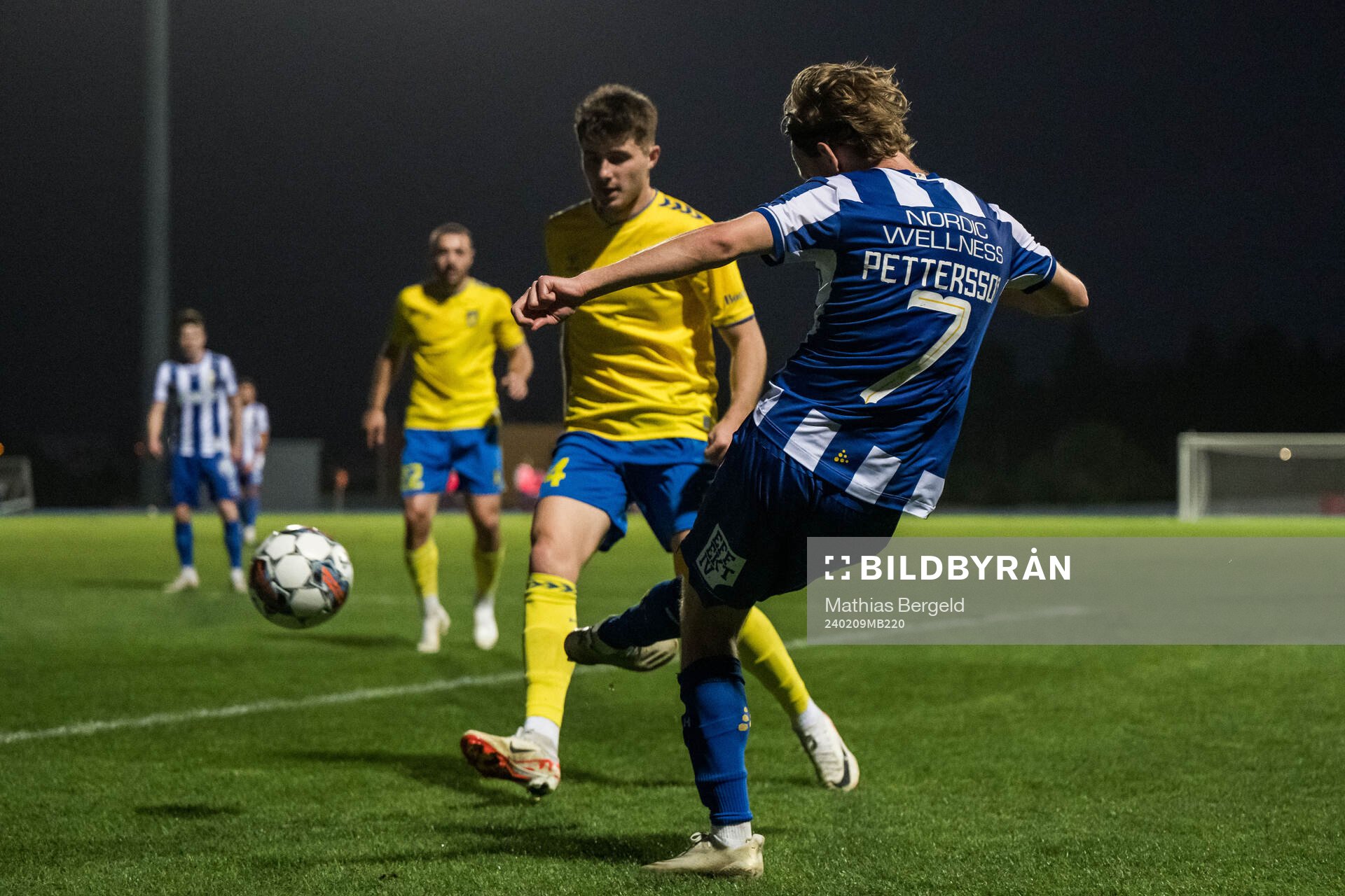 Oscar Pettersson of IFK Göteborg during the Atlantic Cup football match between Brøndby and IFK Göteborg on February 9, 2024 in Portimao.