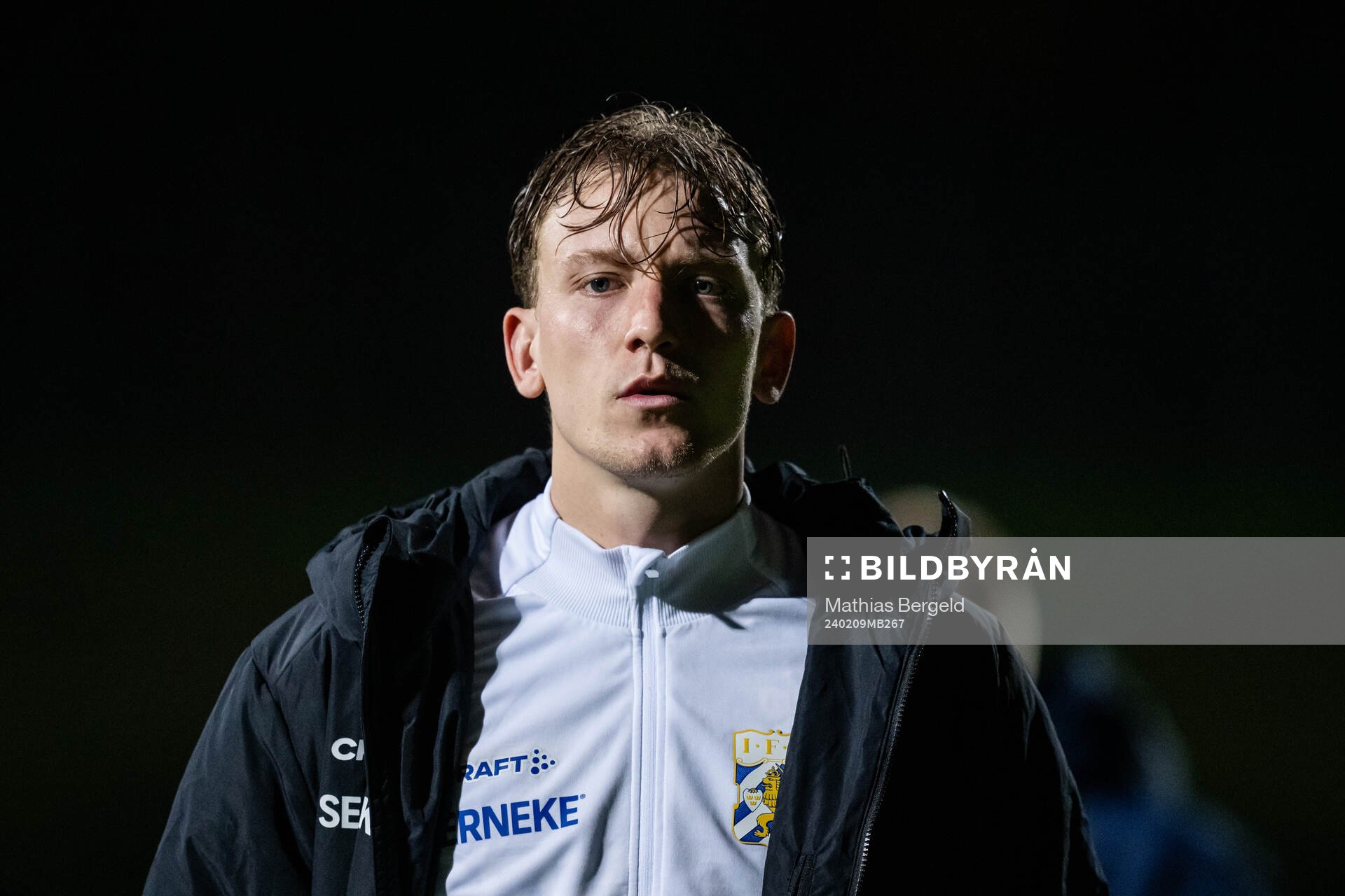 Sebastian Hausner of IFK Göteborg after the Atlantic Cup football match between Brøndby and IFK Göteborg on February 9, 2024 in Portimao.