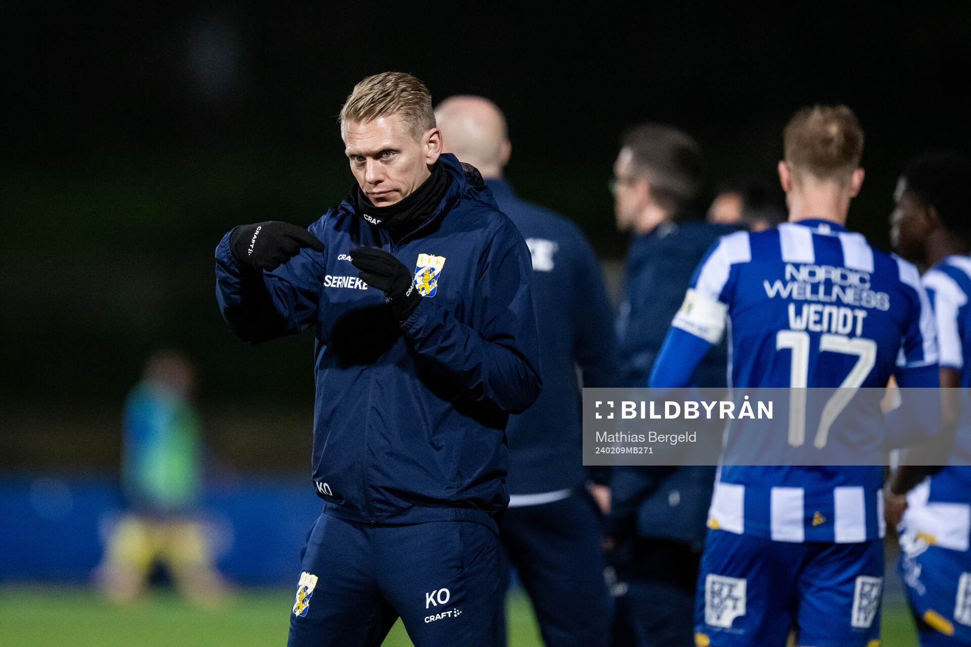 Fitness trainer Kalle Olsson of IFK Göteborg