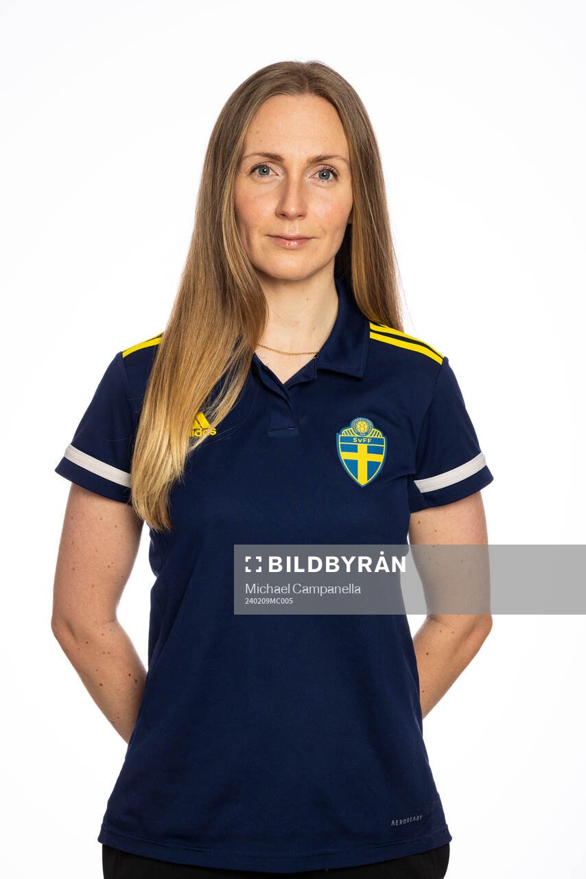 Domare Sofie Borck Janeheim poserar för ett porträtt den 9 februari 2024 i Stockholm. 