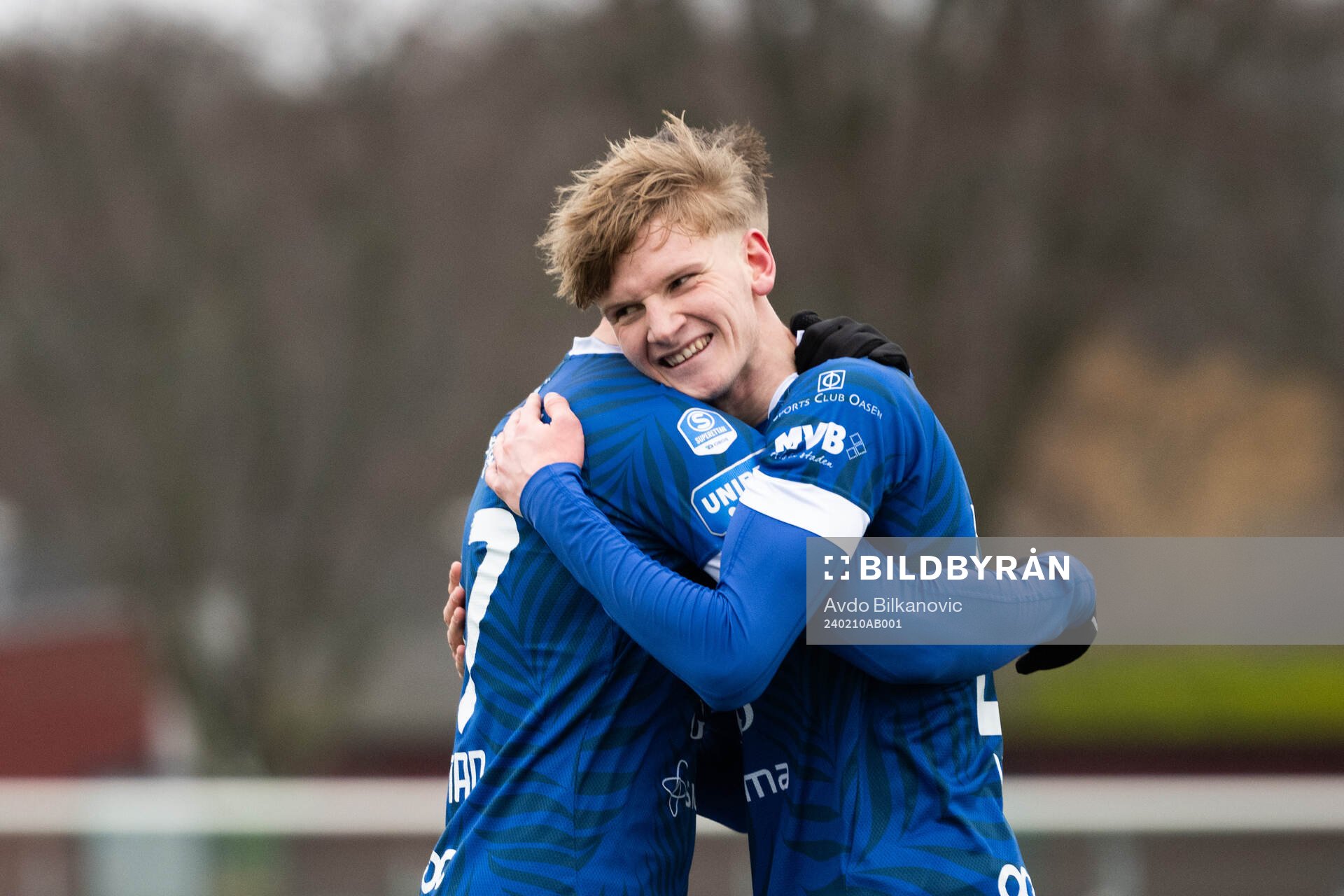 Trelleborgs Fillip Boman och Karl Wendt jublar
