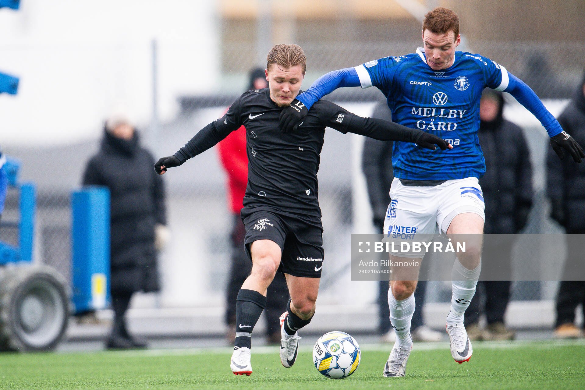Landskronas Vincent Sundberg och Trelleborgs Zander Hyltoft