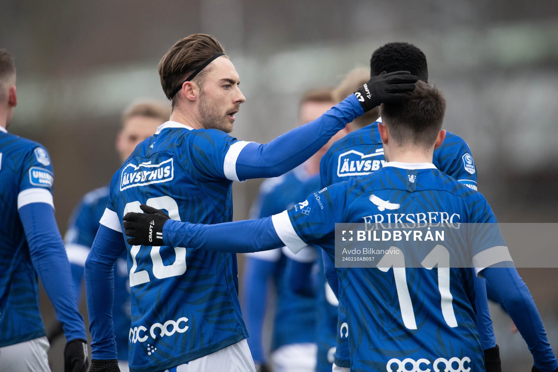 Trelleborgs Felix Hörberg och Armin Ćulum jublar