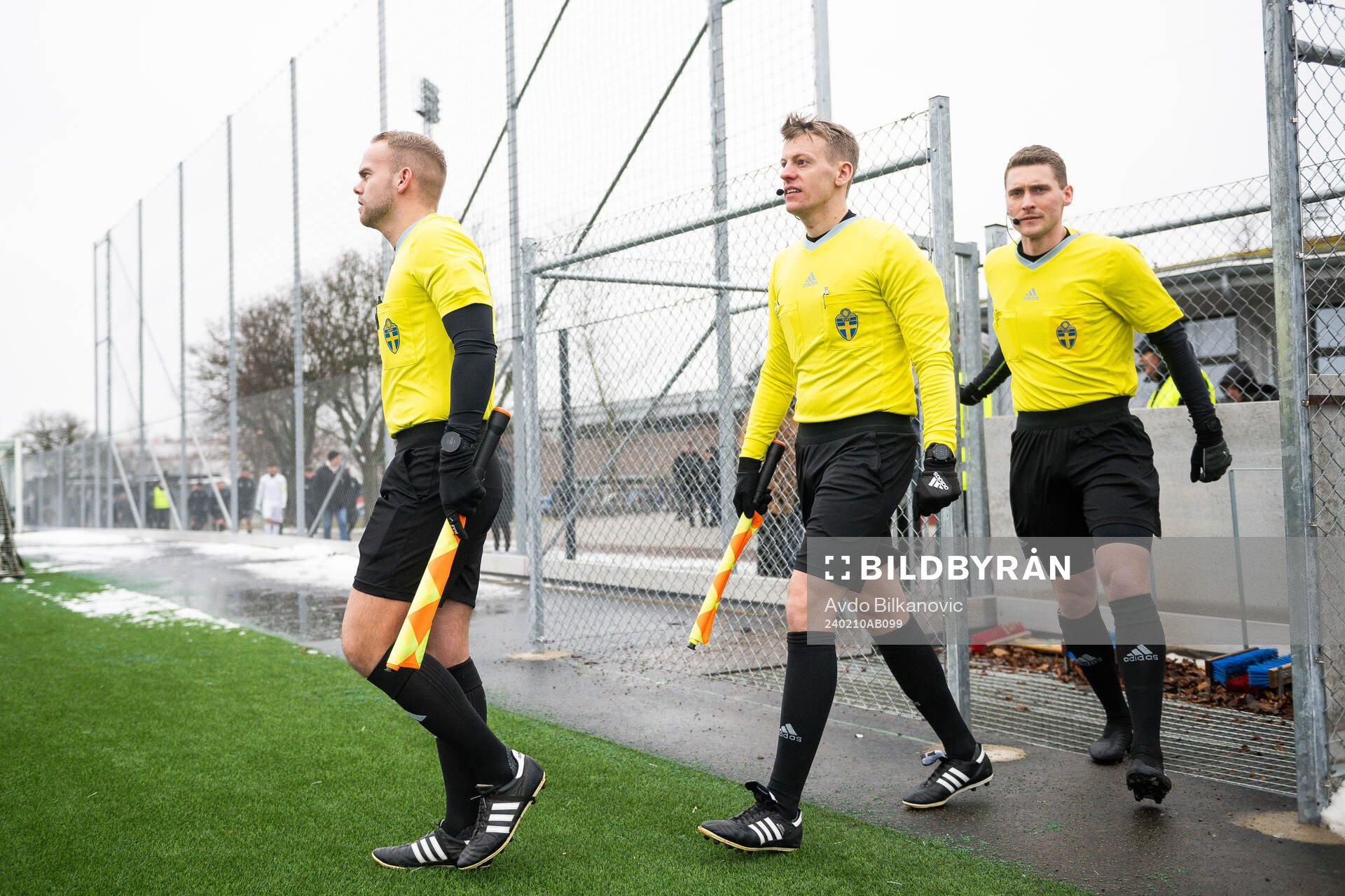 Domare Rasmus Eriksson, Simon Anderjon och Andreas Löfkvist
