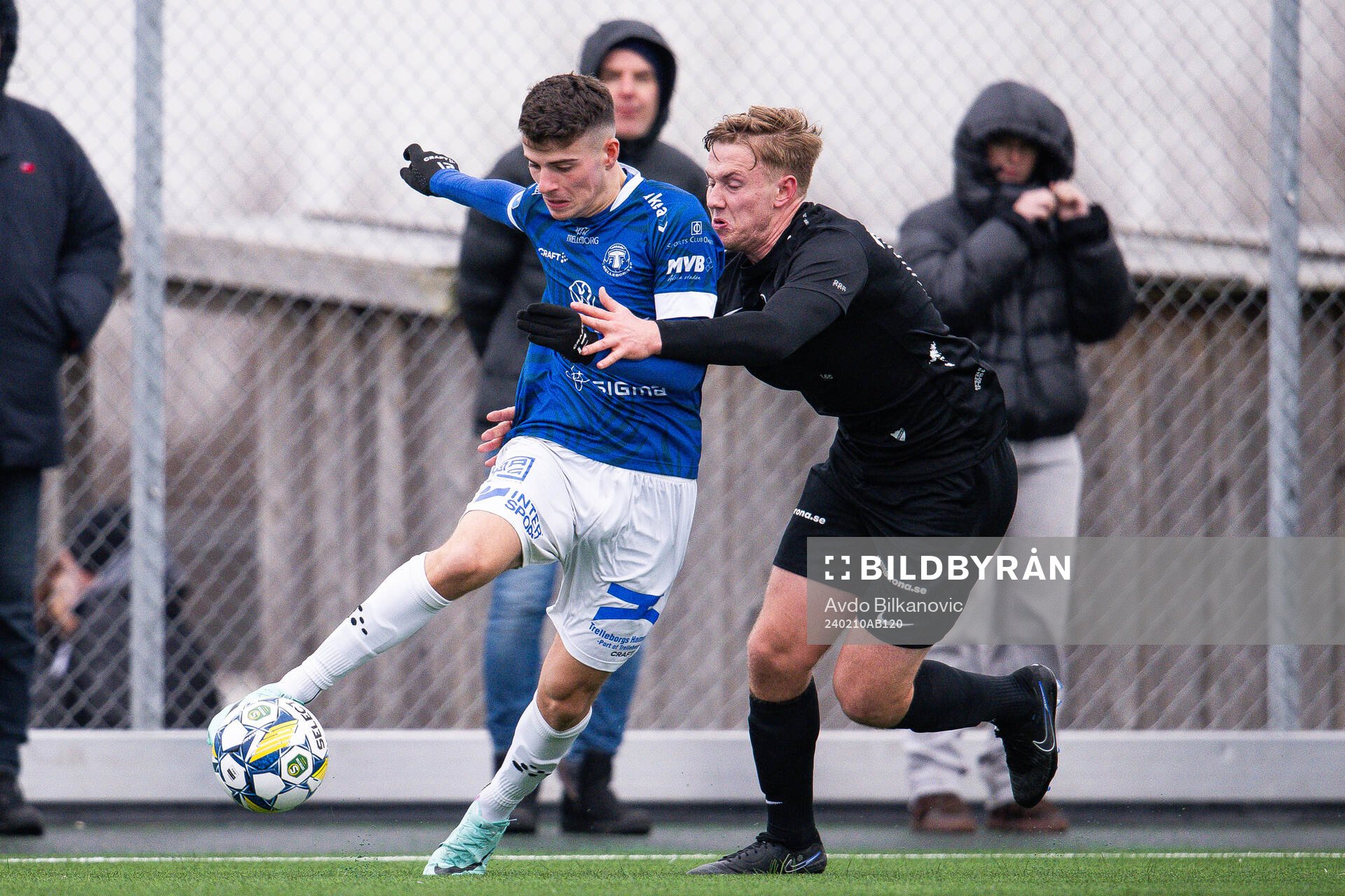 Landskronas Jesper Strid och Trelleborgs Eren Alievski
