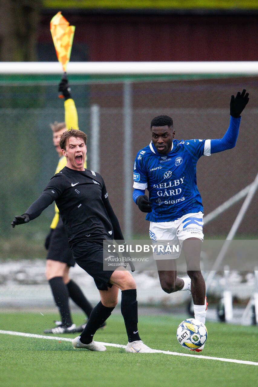 Landskronas Victor Karlsson och Trelleborgs Emmanuel Godwin