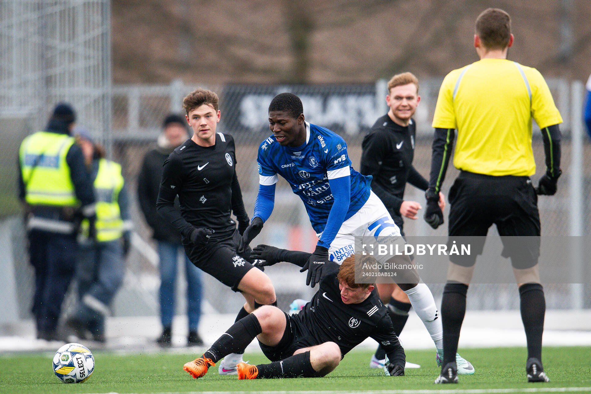 Landskronas Sam Hegdal och Trelleborgs Emmanuel Godwin