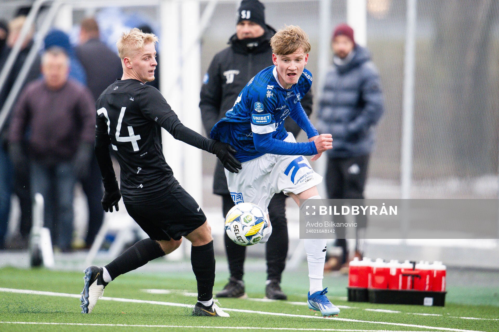 Landskronas Emil Lindman och Trelleborgs Kalle Wendt
