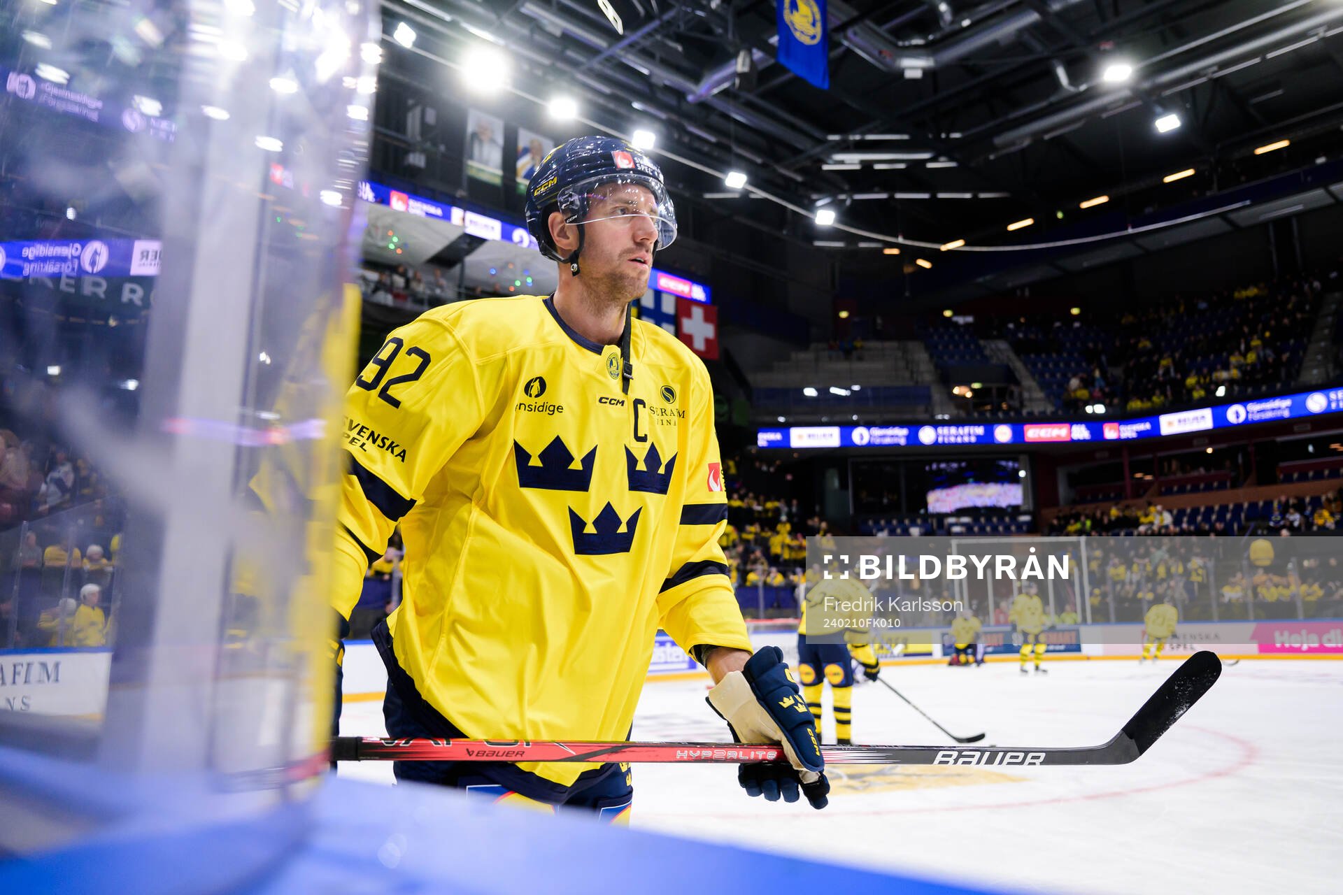 Patrik Nemeth of Sweden ahead the Beijer Hockey Games