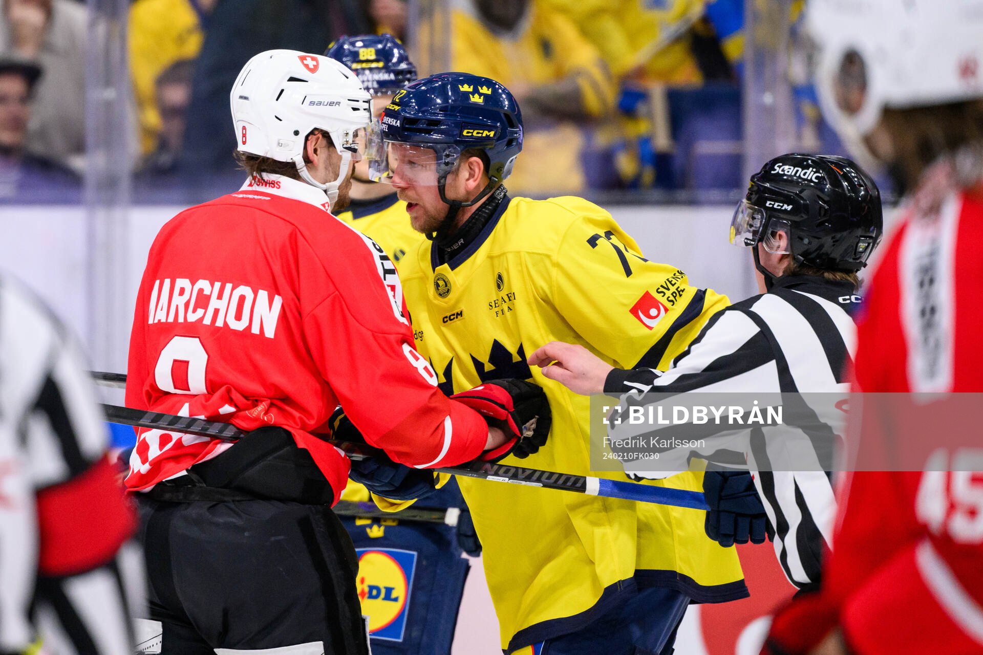 Marc Marchon of Switzerland and Tim Heed of Sweden